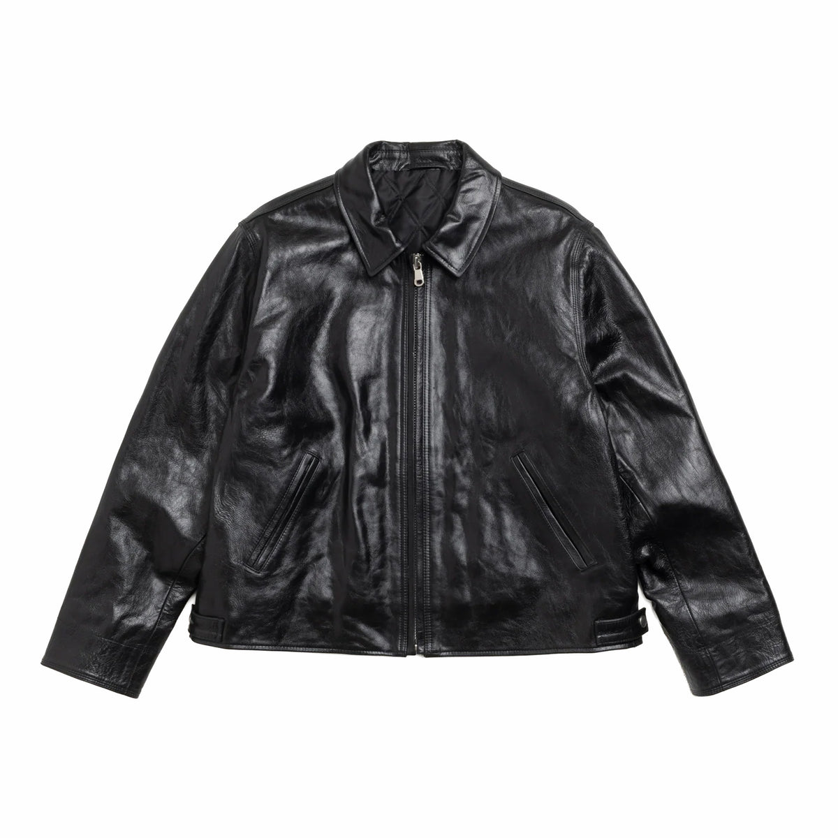 Stüssy Garage Jacket Leather (Black)
