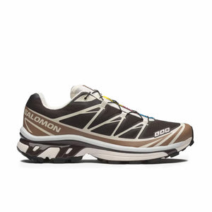 Salomon Unisex XT-6 (Black Coffee/Burro/Bitter Chocolate) - August Shop