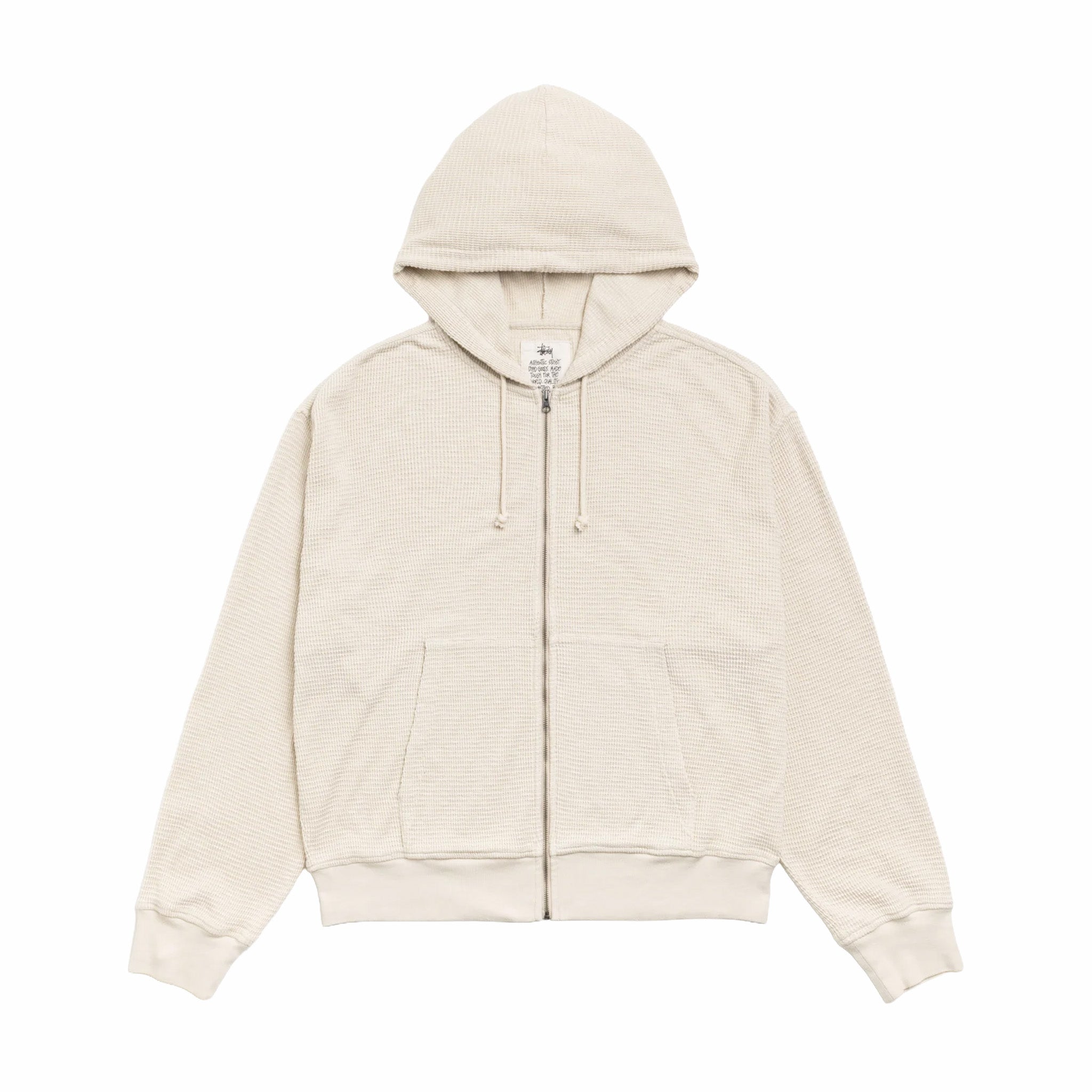 Stüssy Lightweight Thermal Hoodie (Bone)