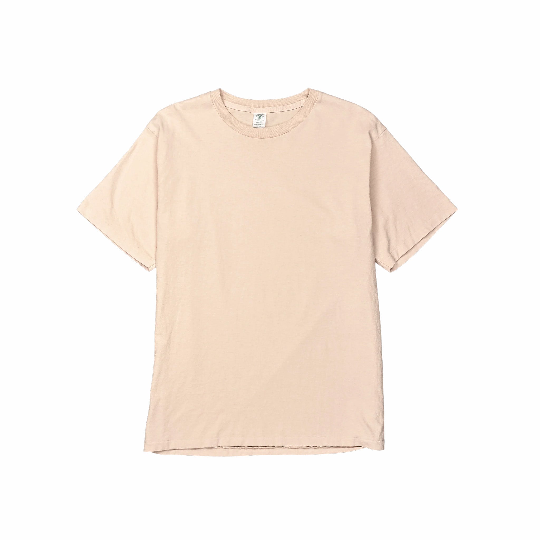 Velva Sheen Short Sleeve Crew Neck Tubular Tee - 1 Pac (Oatmilk)