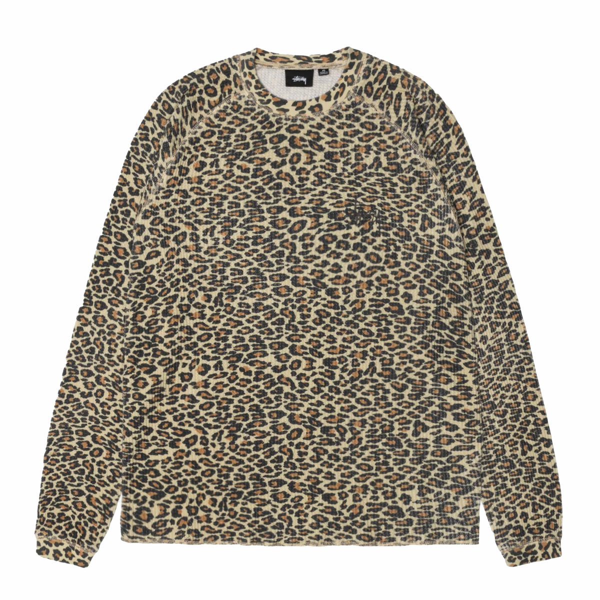 Stüssy Basic Stock Raglan Thermal (Leopard) - August Shop