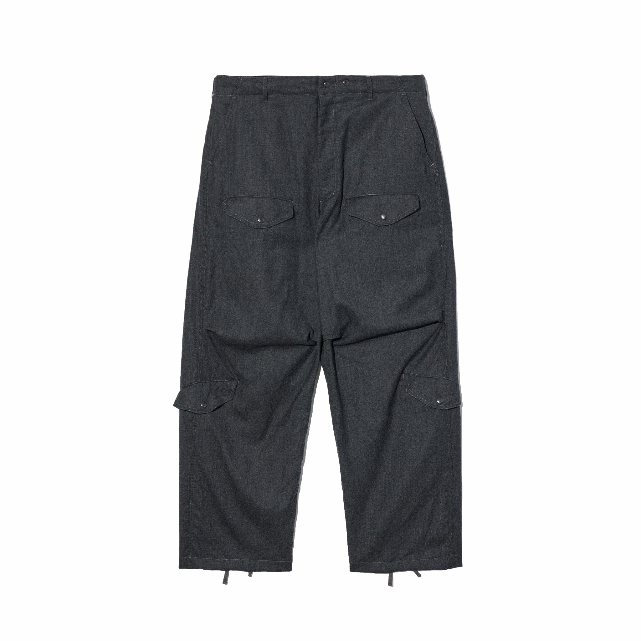 Engineered Garments AF Over Pant - High Count Worsted Wool (Dark Grey)