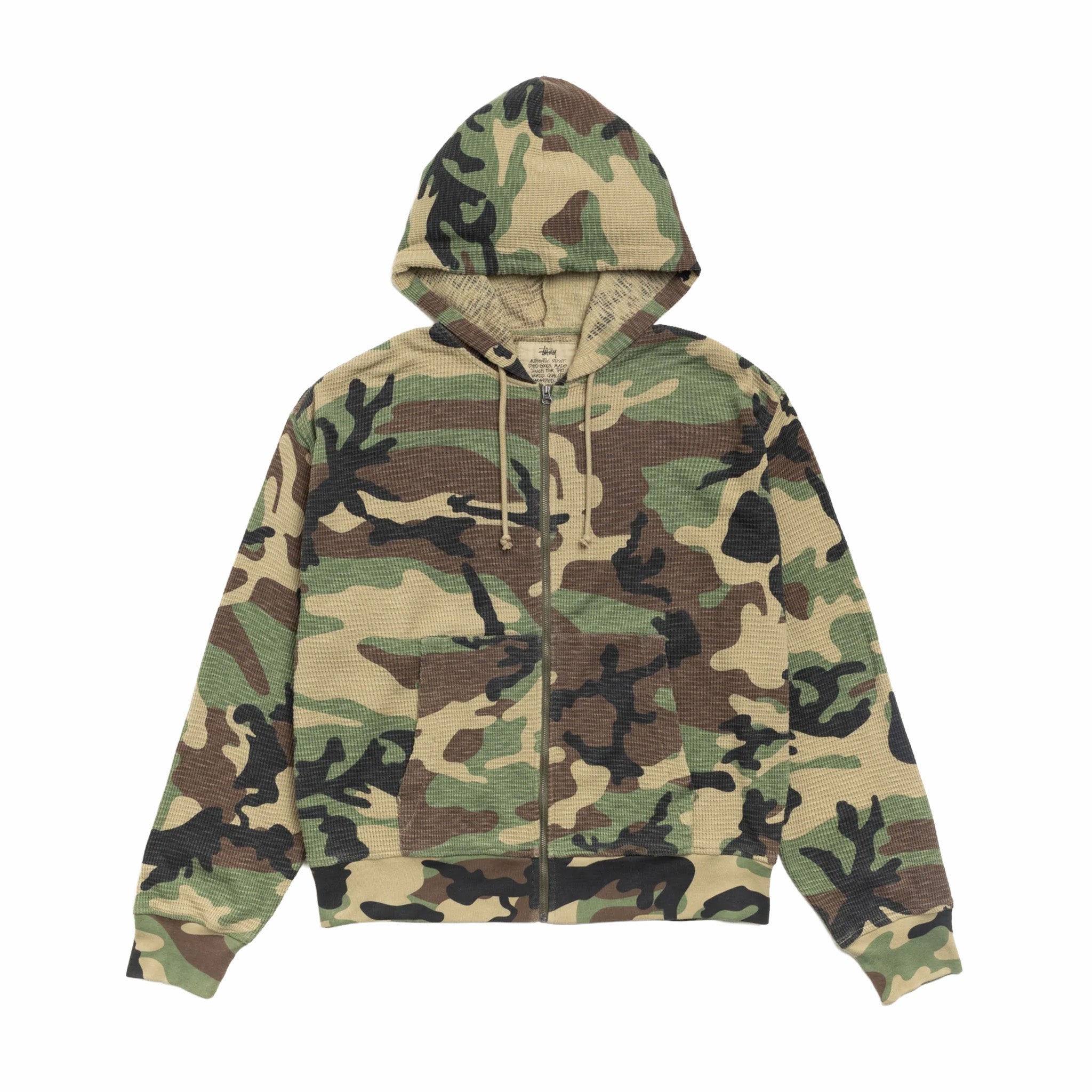 Stüssy Lightweight Thermal Hoodie (Camo)