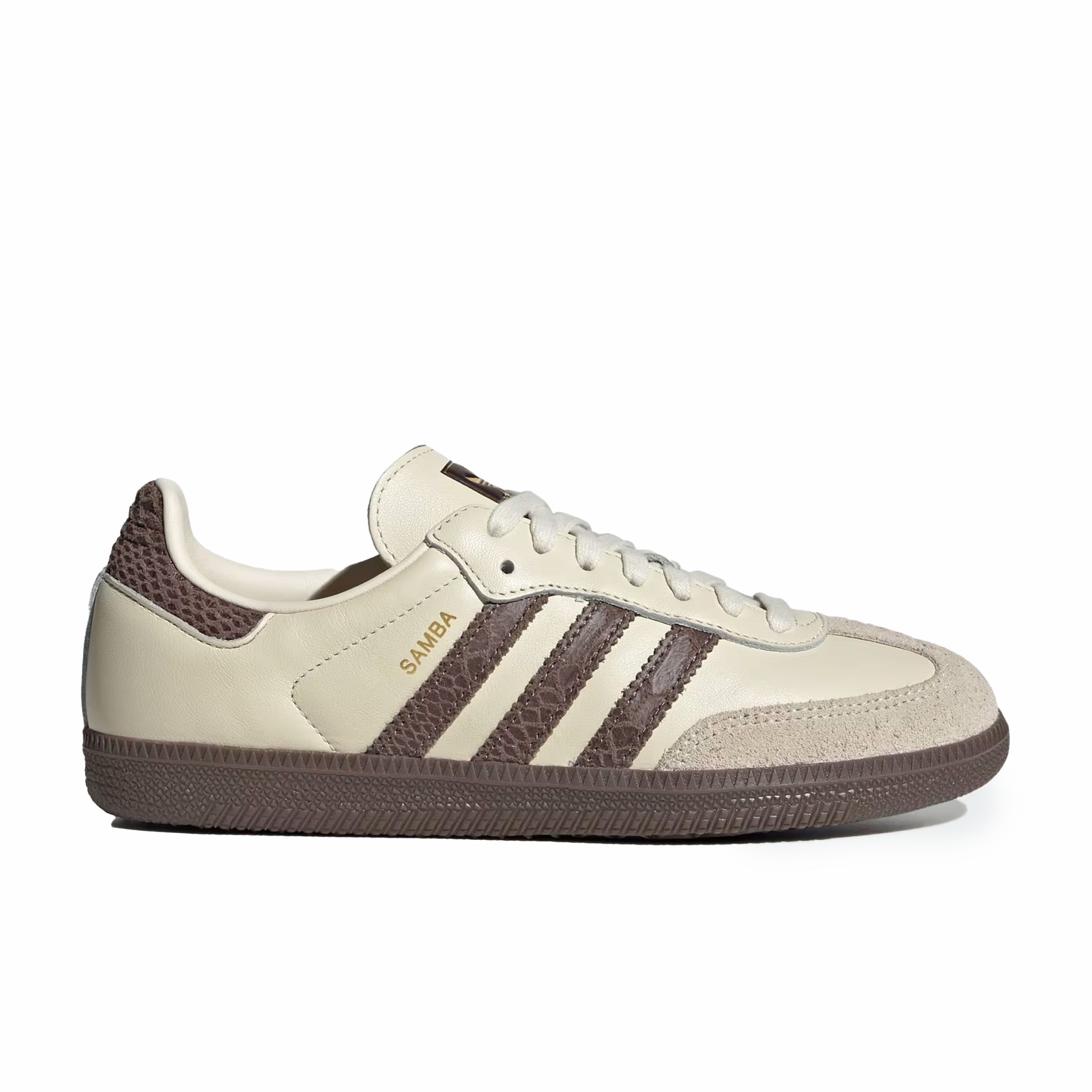 Adidas Women&#39;s Samba OG Shoes (Cream White/Earth Strata/Maroon)