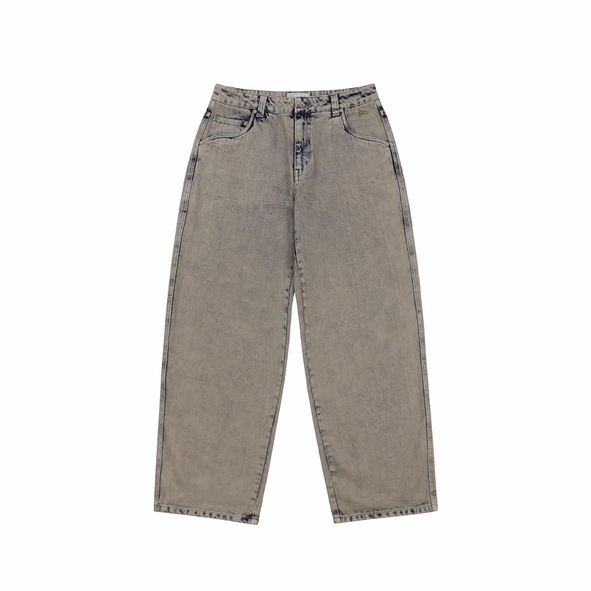 Dime Baggy Denim Pants (Overdyed Taupe)