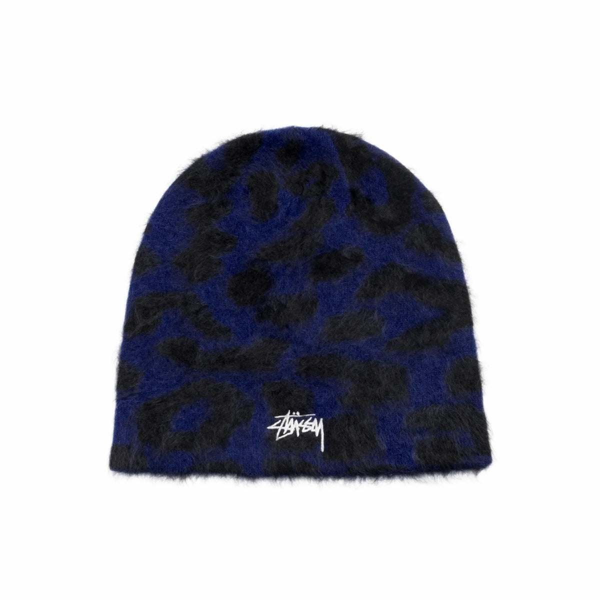 Stüssy Cashmere Leopard Skullcap (Royal) - August Shop