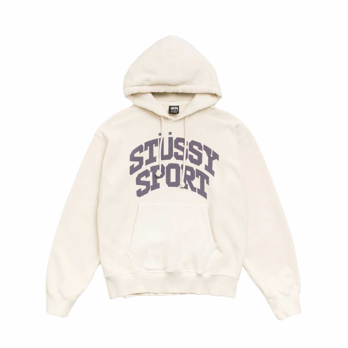 Stüssy Block Sport Garment Dyed Hoodie (Bone)
