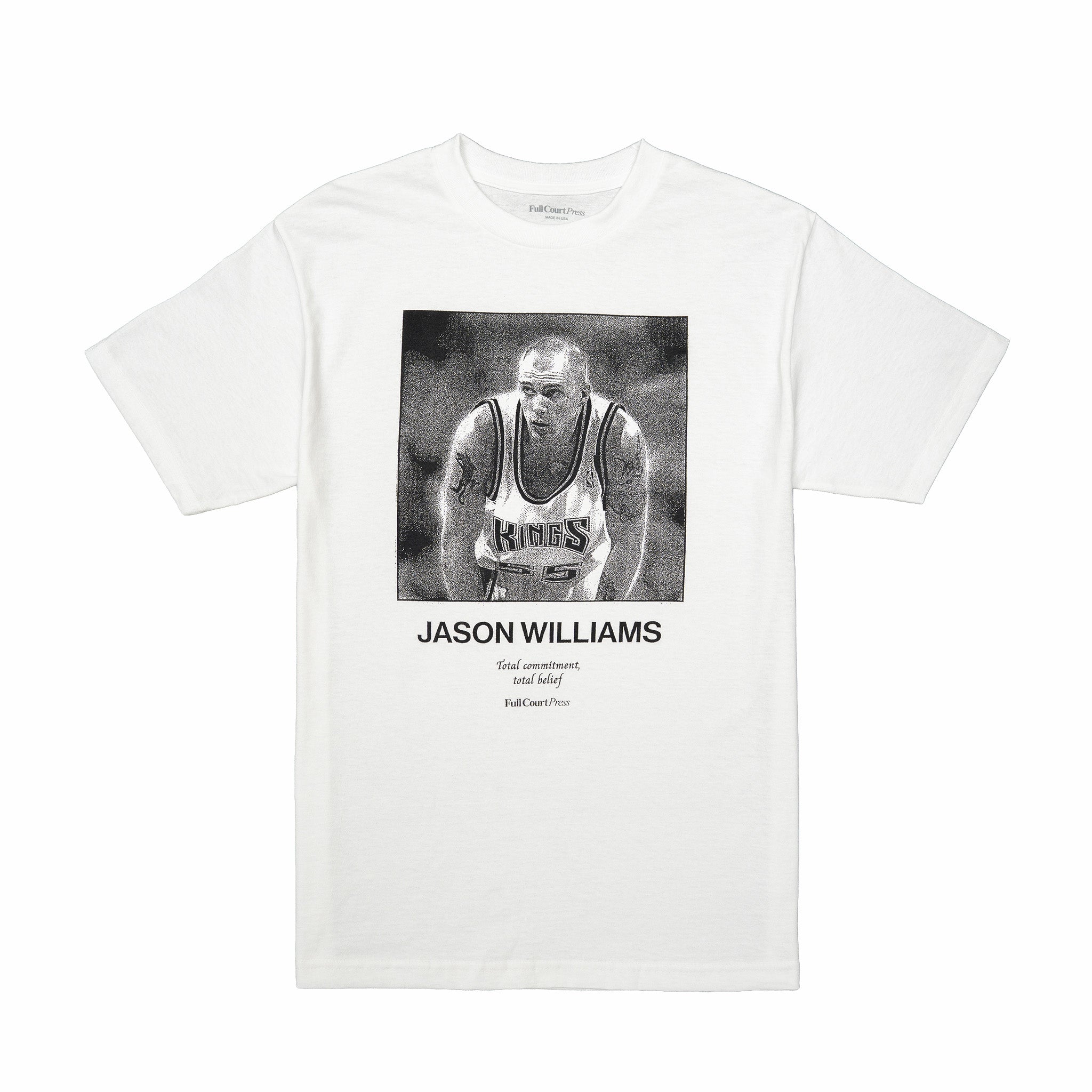 Full Court Press Jason Williams T-Shirt (White) - August Shop