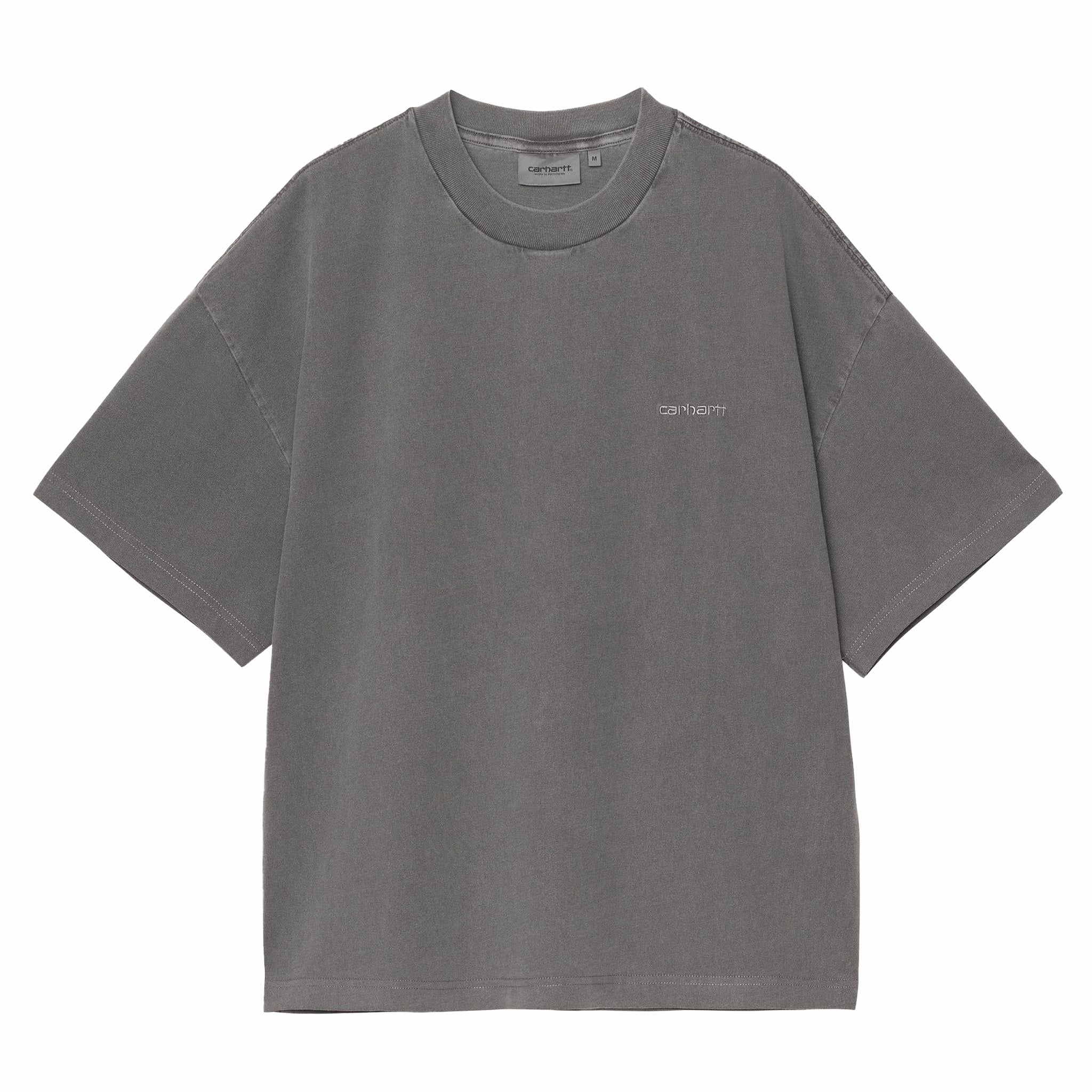 Carhartt WIP Benton T-Shirt - Garment Dyed (Graphite)