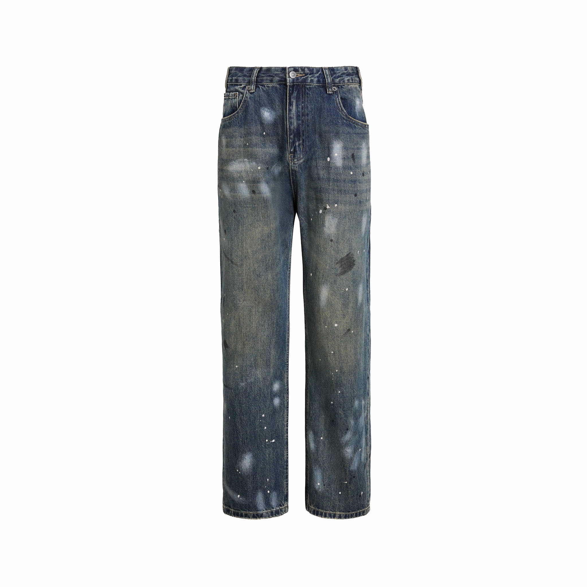 Found Monet Paint Jeans (Blue) - August Shop