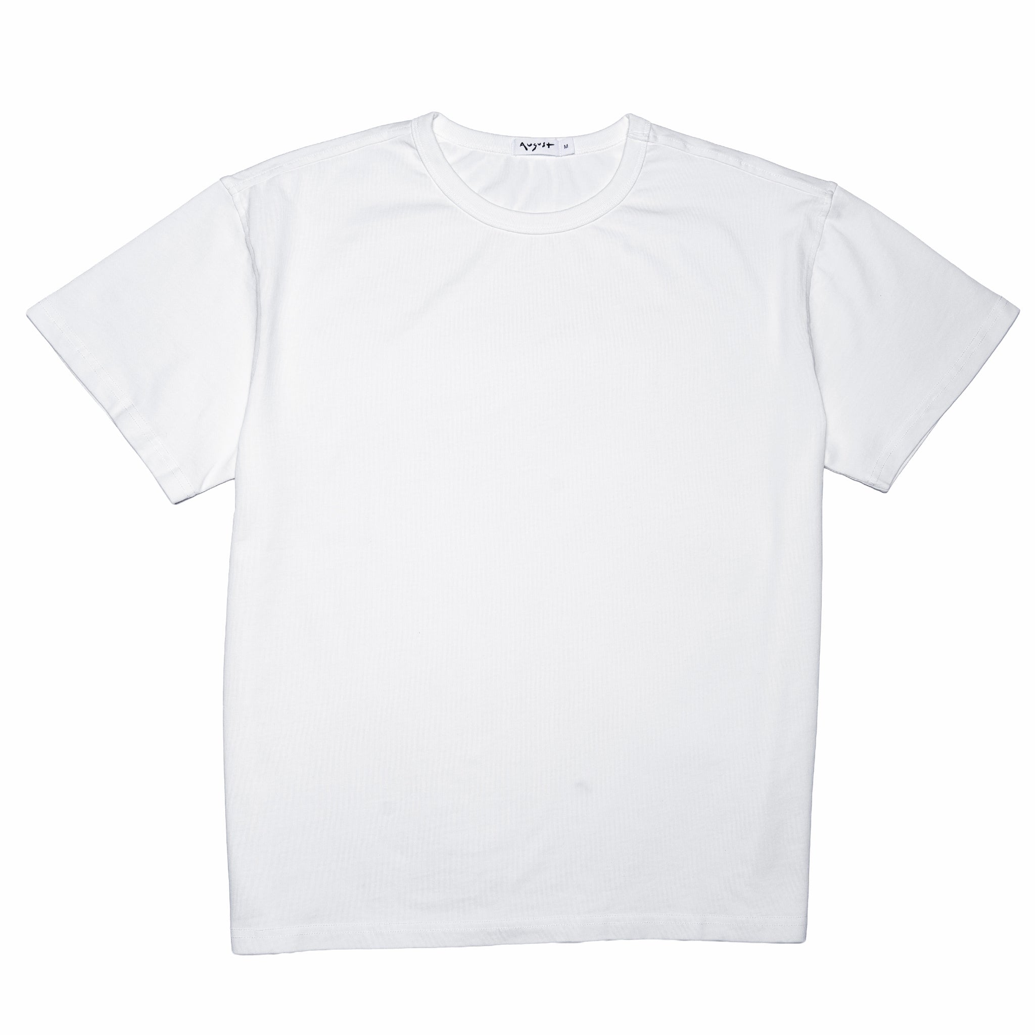 August "Basics" T-Shirt - 6.5oz 100% Cotton (Off White) - August Shop