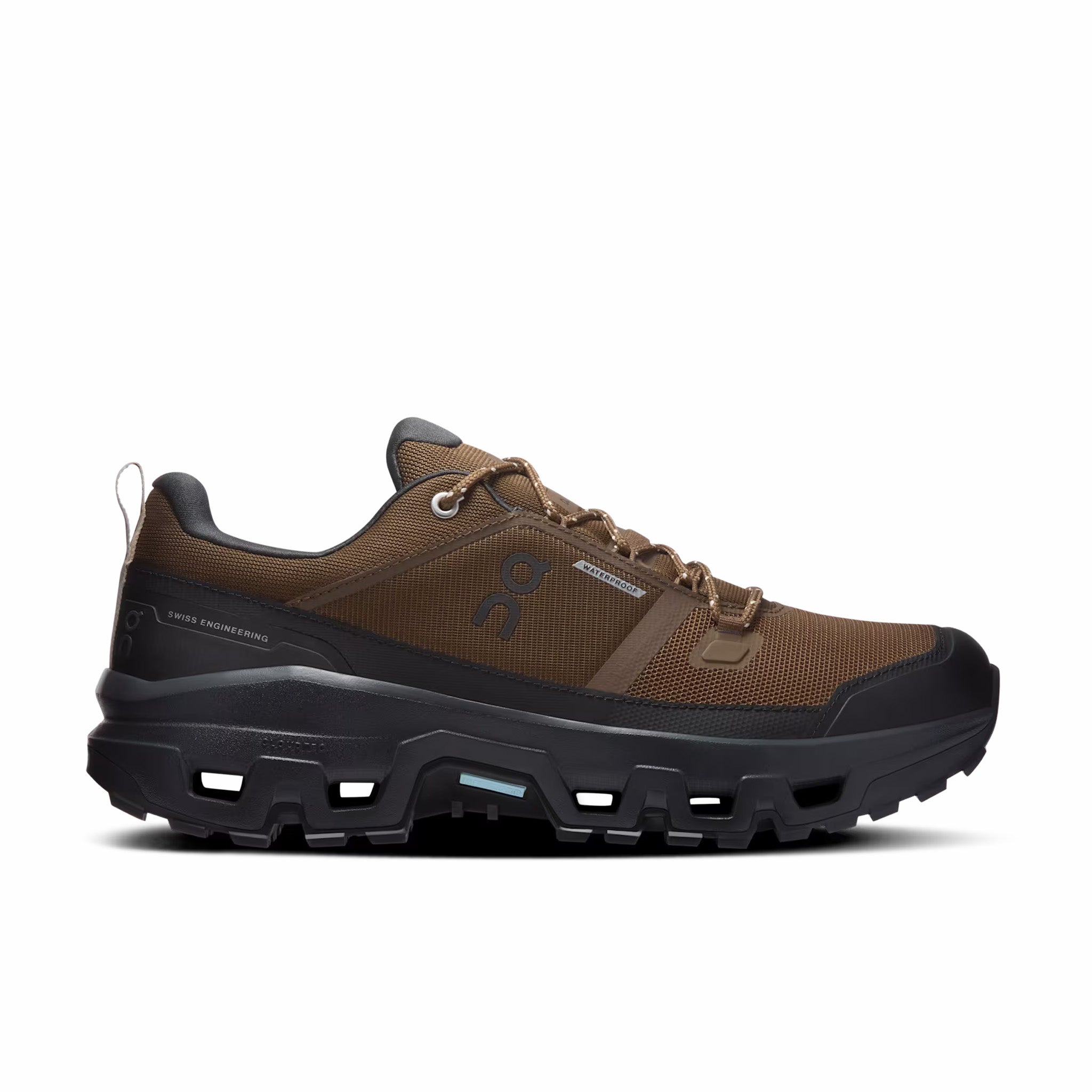 On Men's Cloudrock Low WP (Earth/Black)