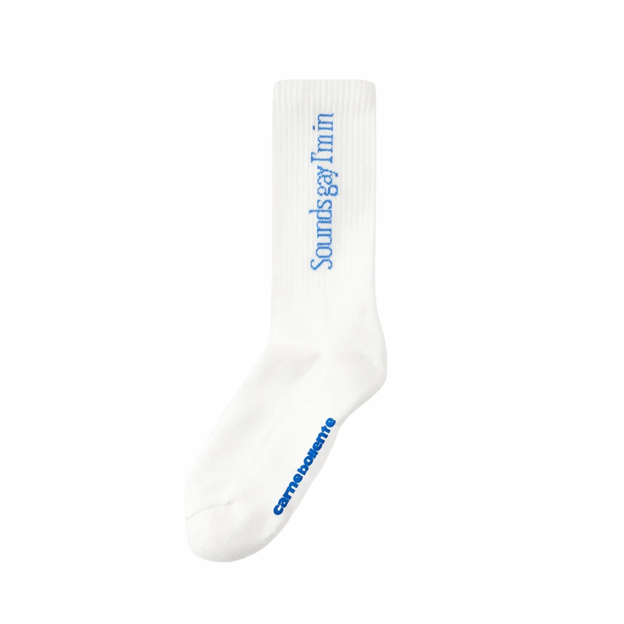 Carne Bollente Smells Gay I'm In Socks (White) - August Shop