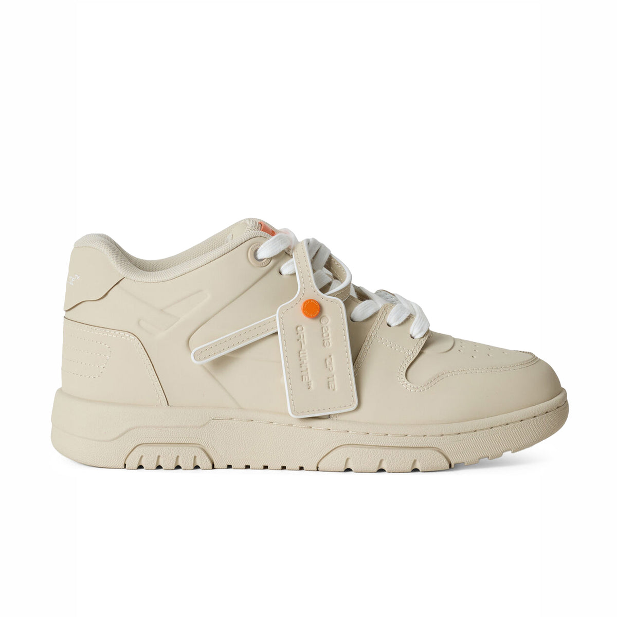 Off-White Out Of Office Molded Sneakers (Beige/Orange)