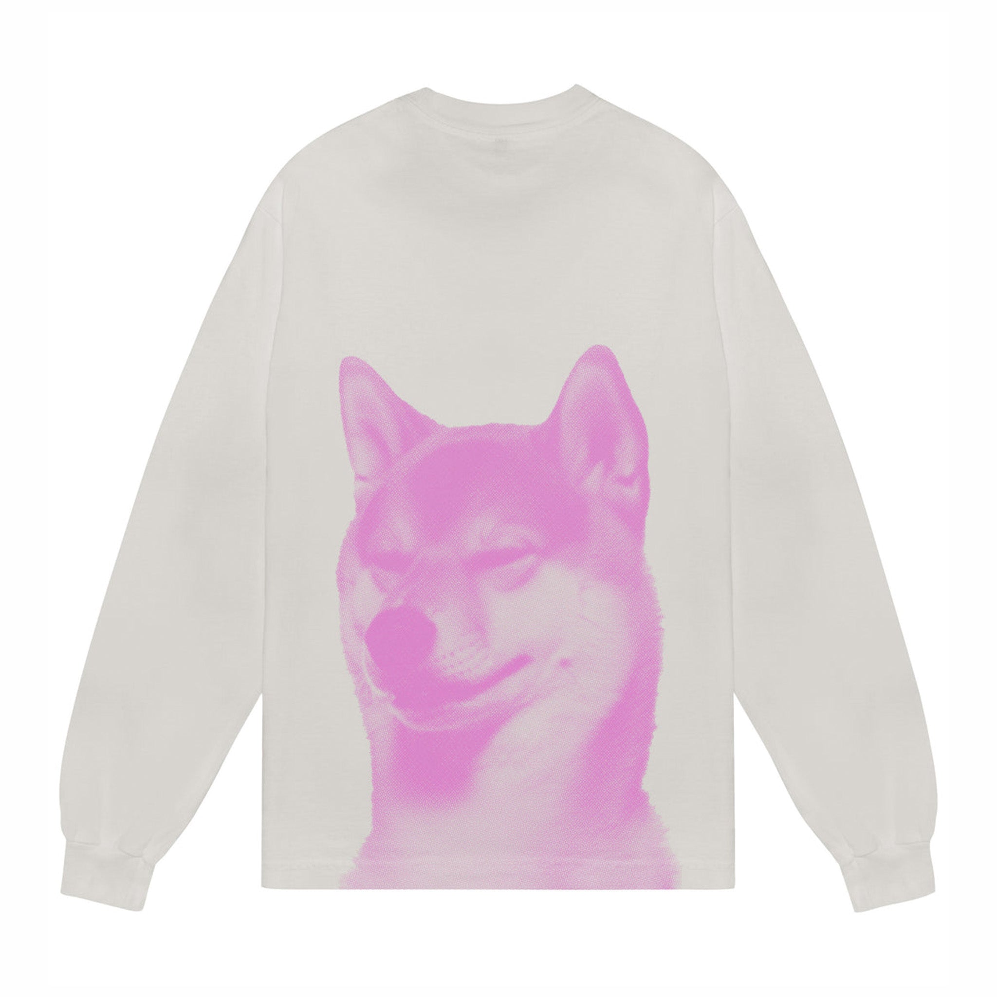 b.Eautiful Shiba Long Sleeve T-Shirt (Cement) - August Shop