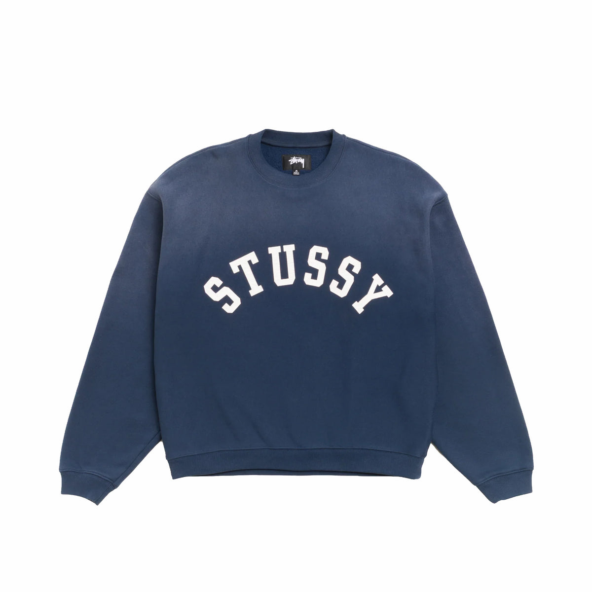 Stüssy Sun Faded Oversized Crew (Navy)