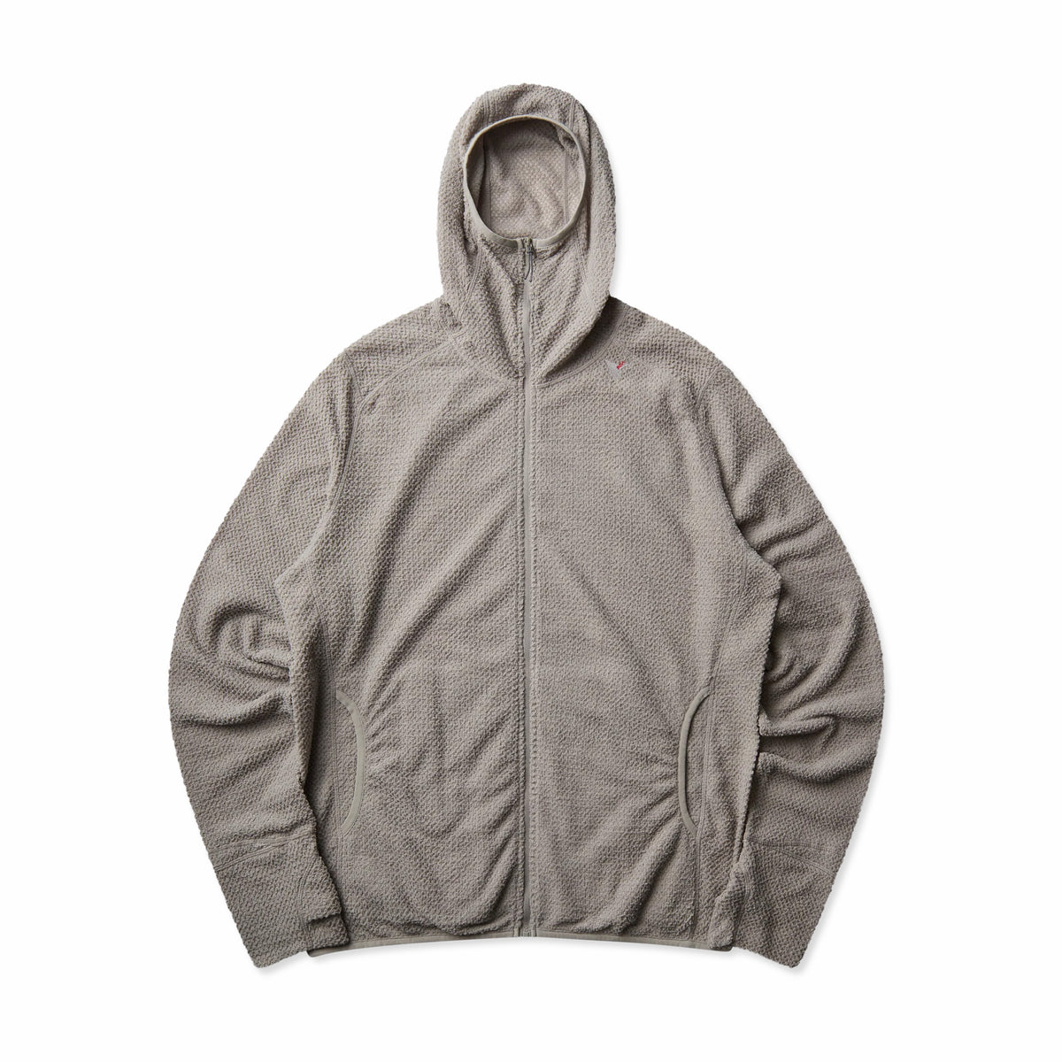 ROA Awi Thermal Zip Up Hoodie (Light Grey)