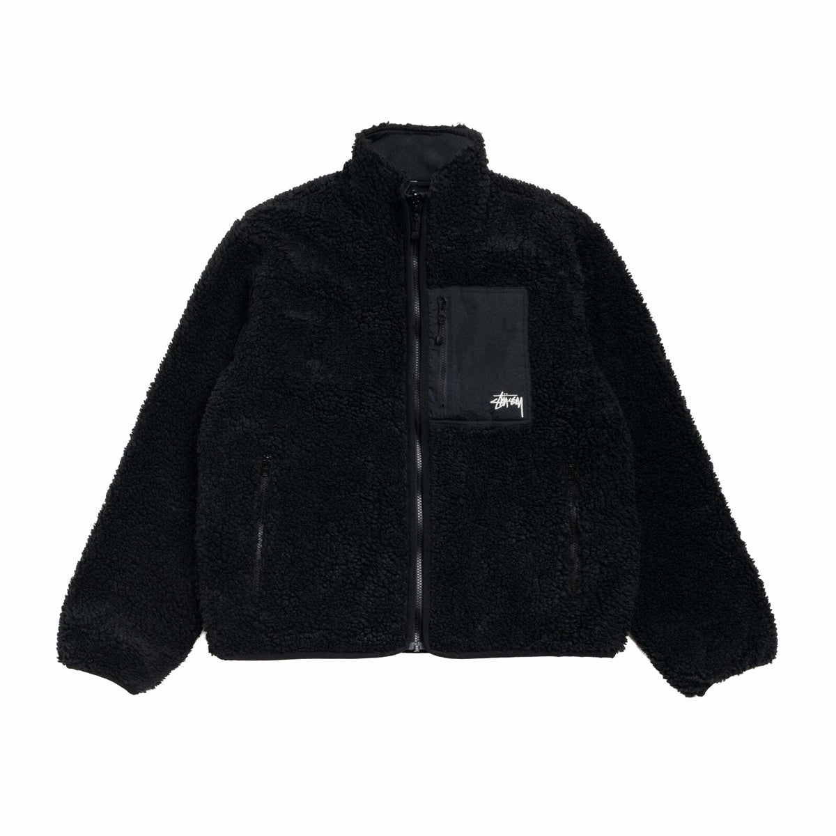 Stüssy Sherpa Reversible Jacket (Black)