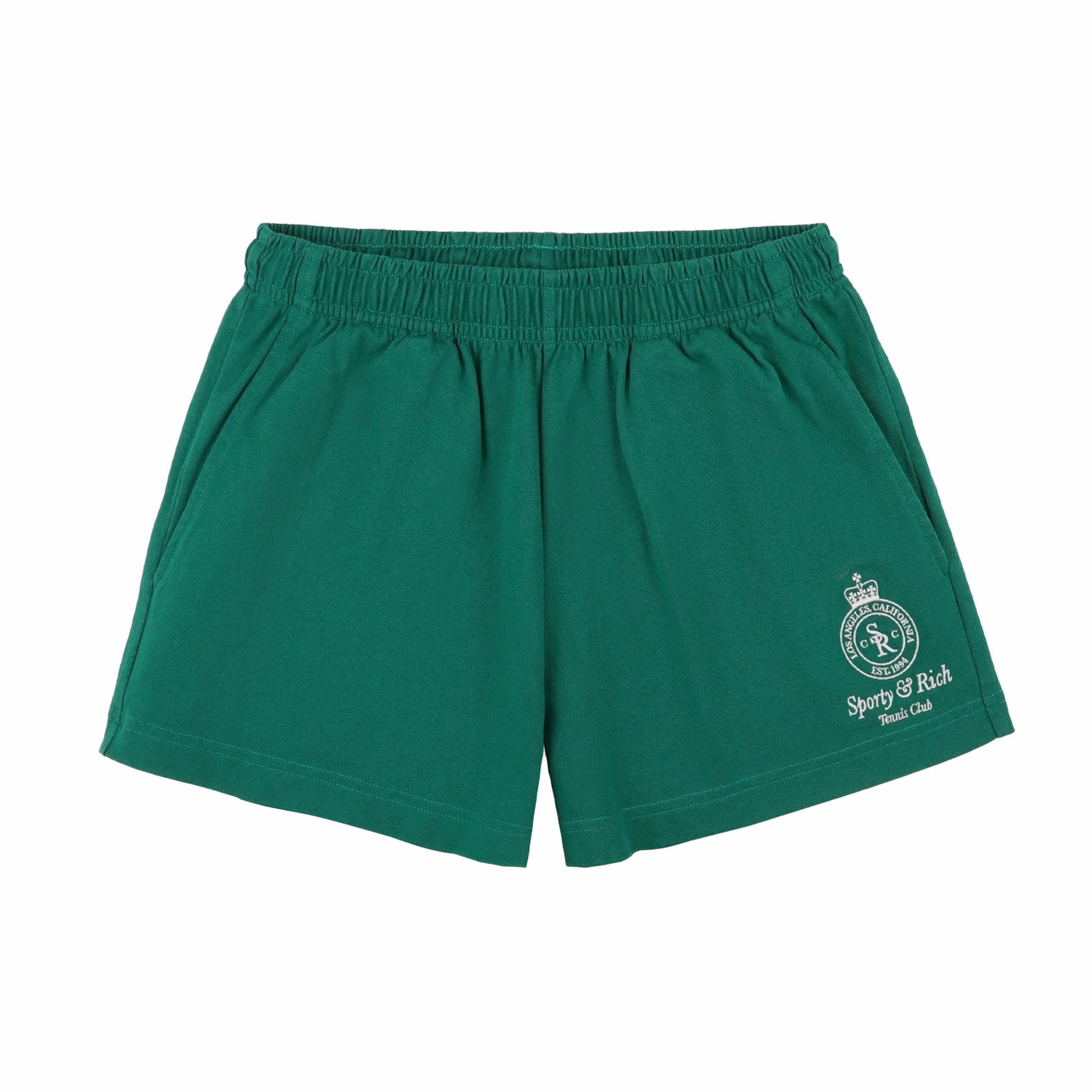 Sporty &amp; Rich Women's Crown Tennis Disco Short (Alpine/White) - August Shop