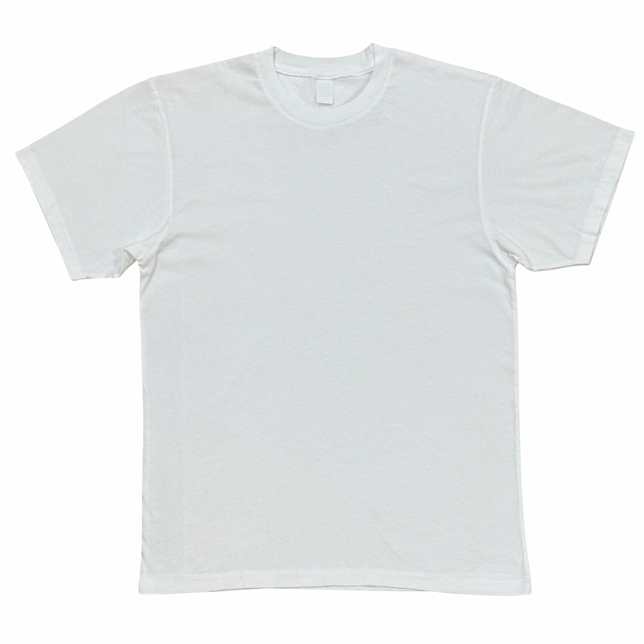 Velva Sheen Short Sleeve Blank T-Shirt (White) - August Shop