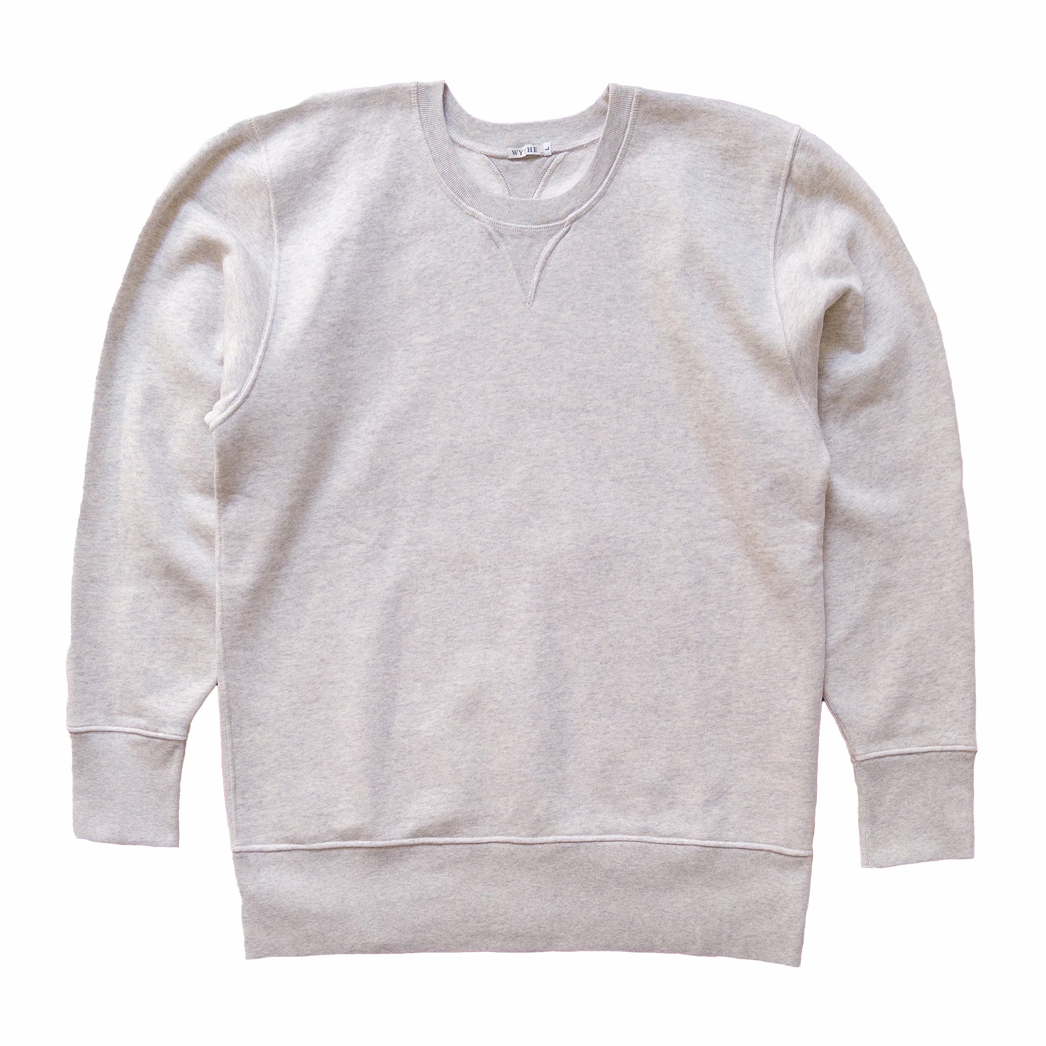 Wythe Crewneck Sweatshirt (Heather Grey) - August Shop