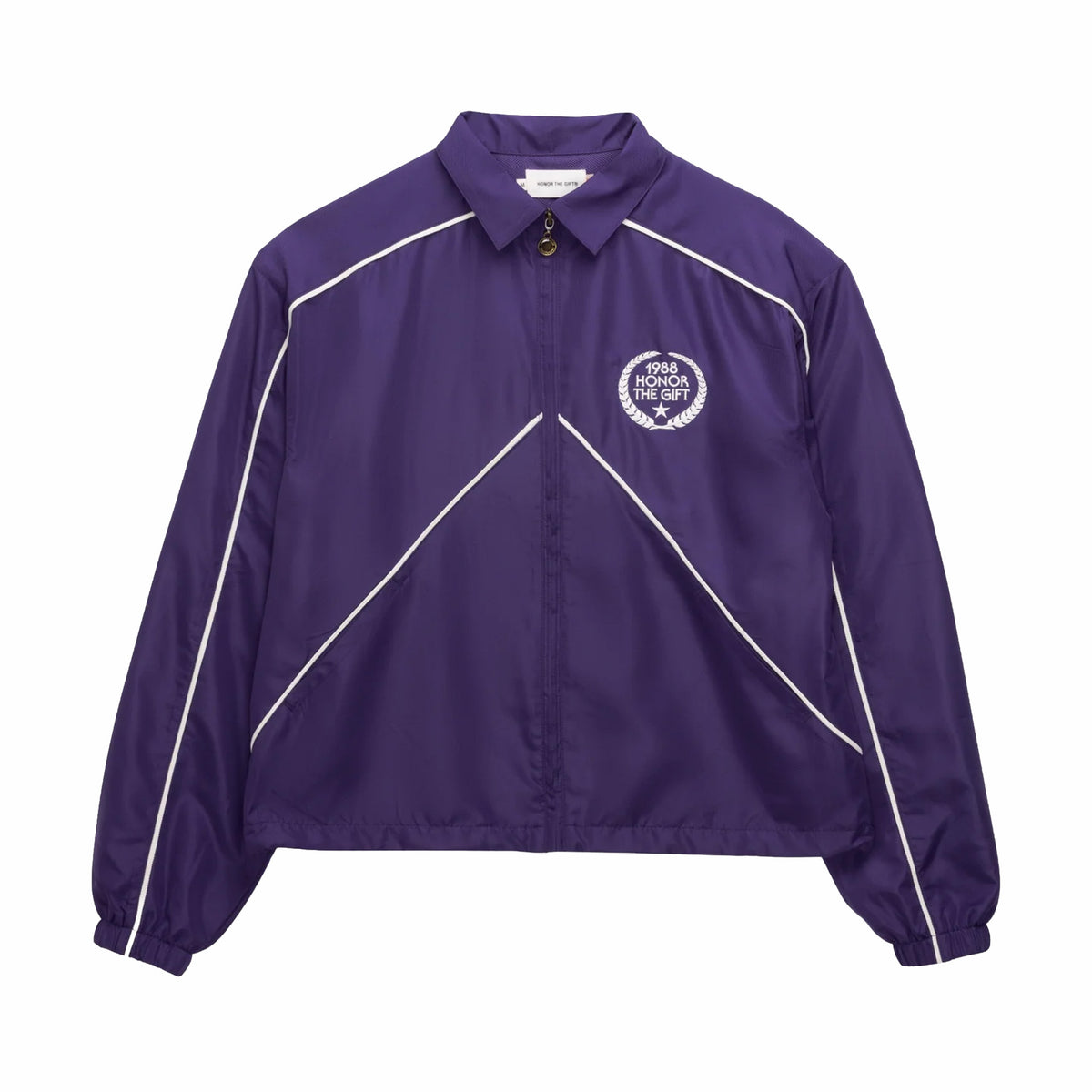 Honor The Gift Honeycomb Track Jacket (Purple)