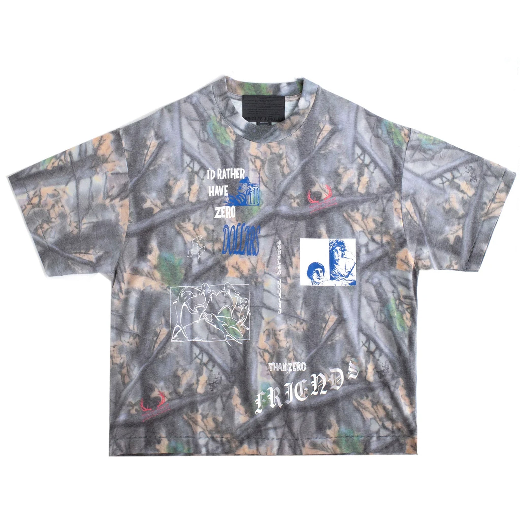 Jungles I'd Rather Camo Tee (Camo) - August Shop