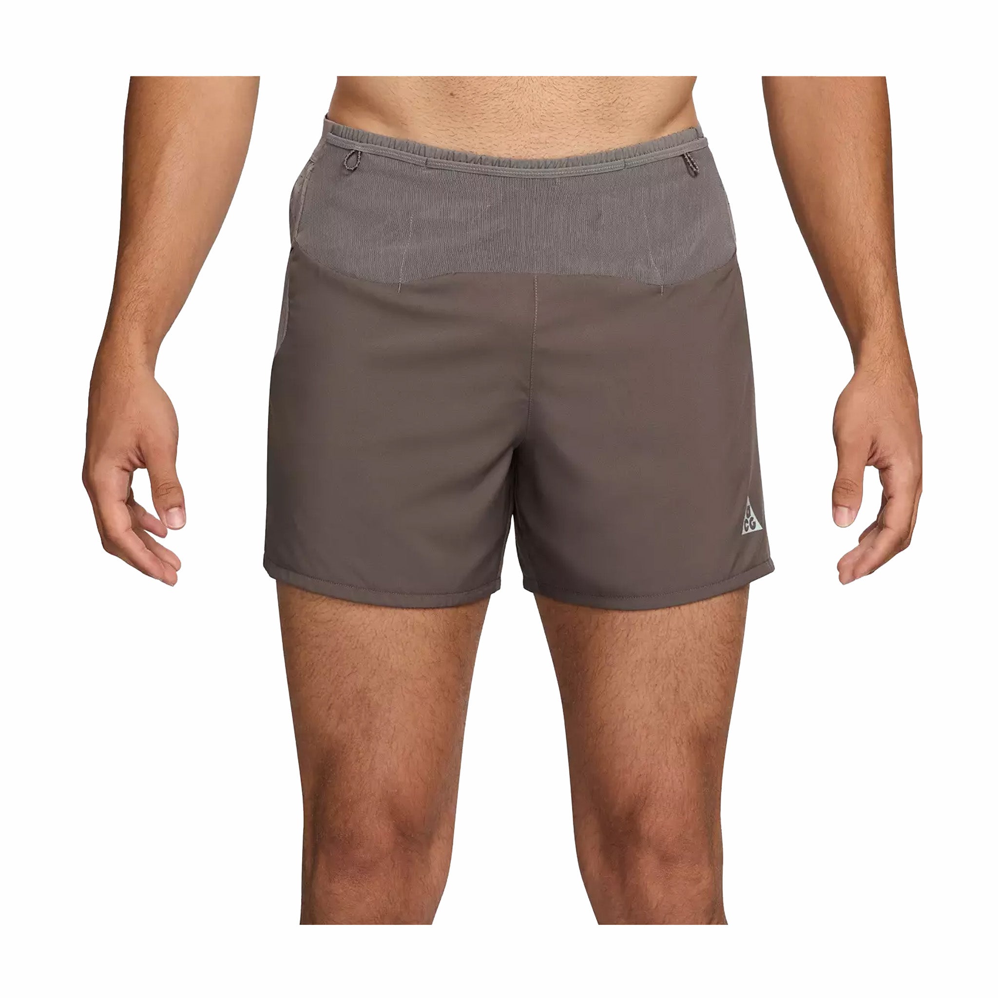 Nike Men's ACG "Second Sunrise" Dri-FIT ADV 5" Brief-Lined Short (Tattoo/Mineral Slate/Summit White)