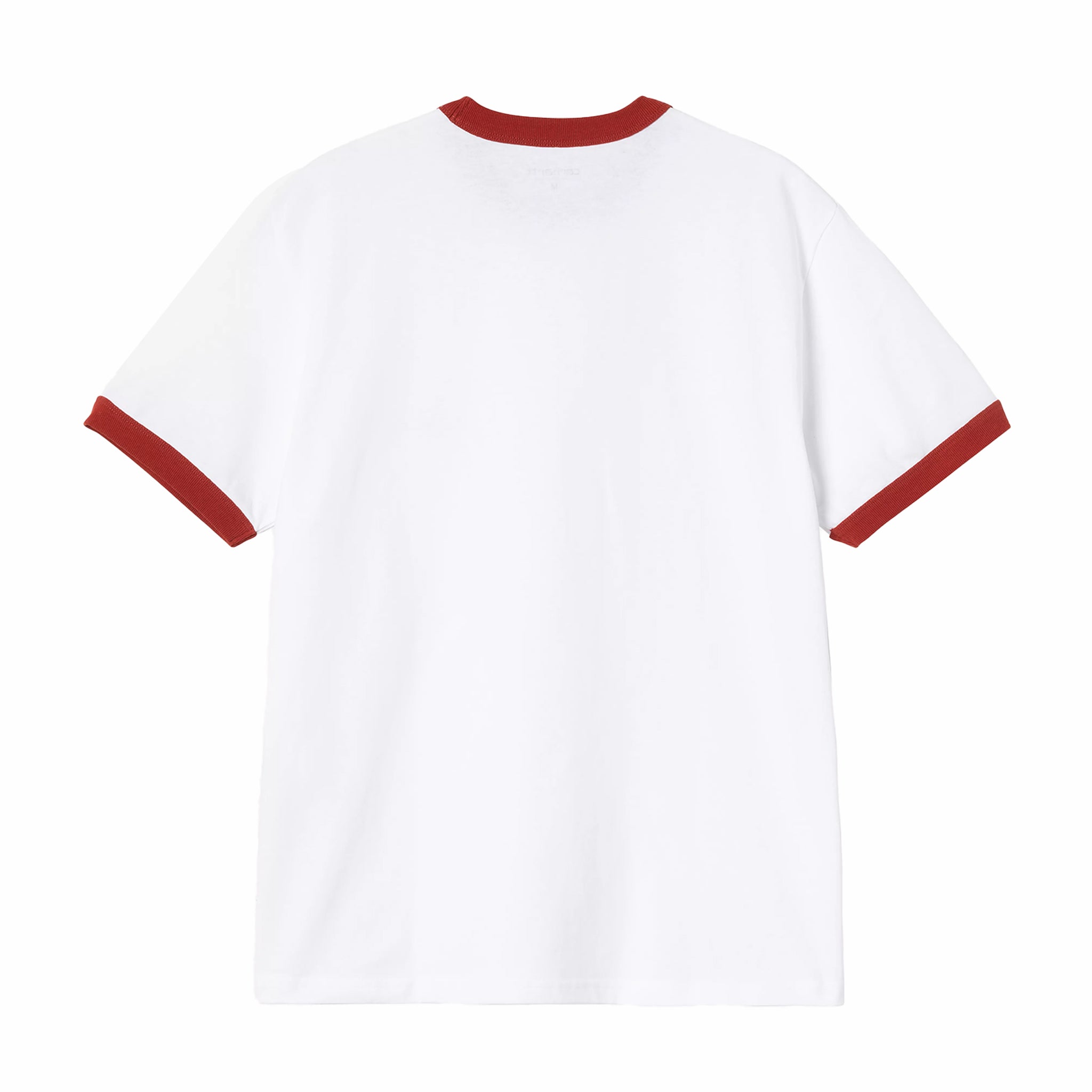 Carhartt WIP Ip Ringer T-Shirt (White/Red/Red) - August Shop