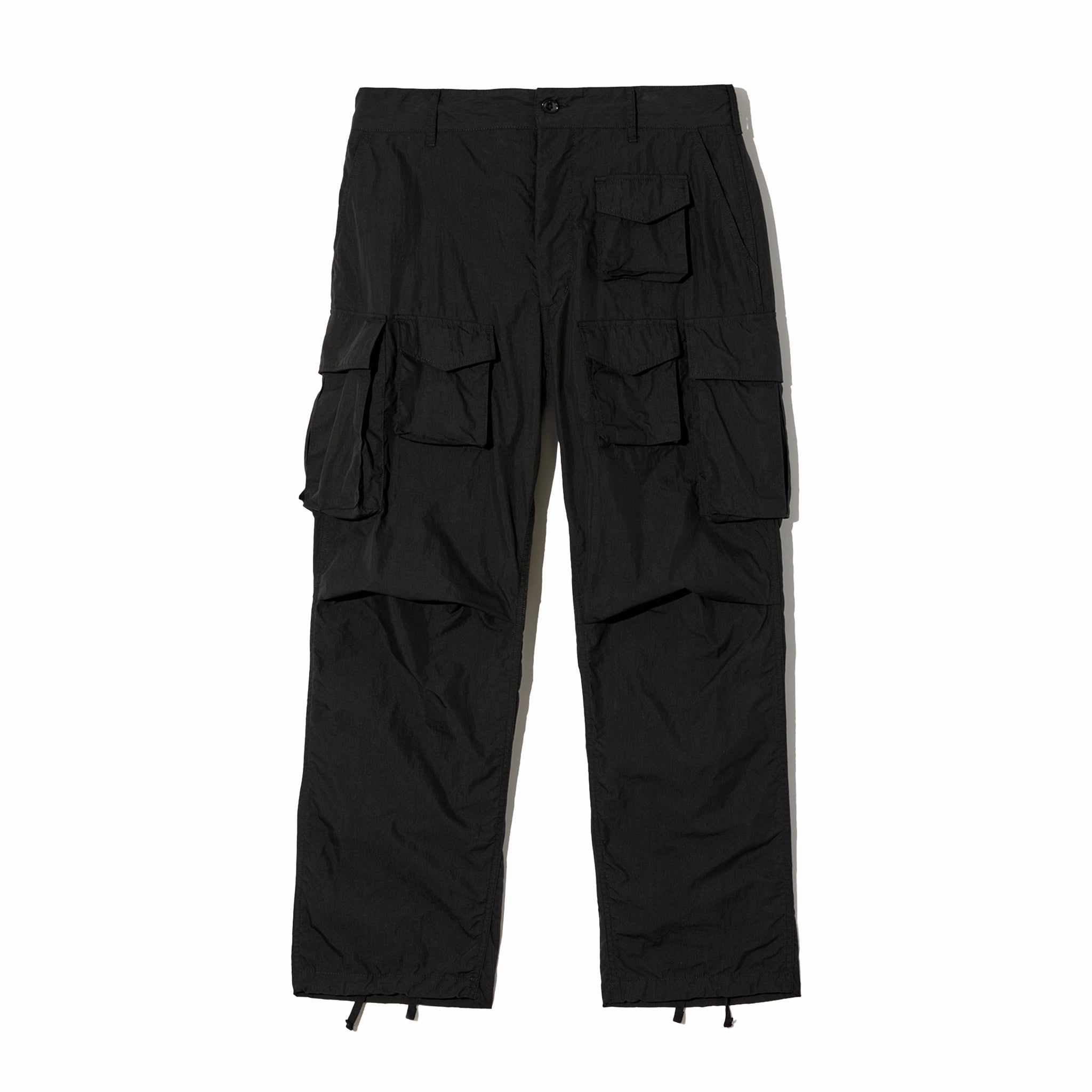 Engineered Garments FA Pant - Lt. Weight Nyco Poplin (Black) - August Shop