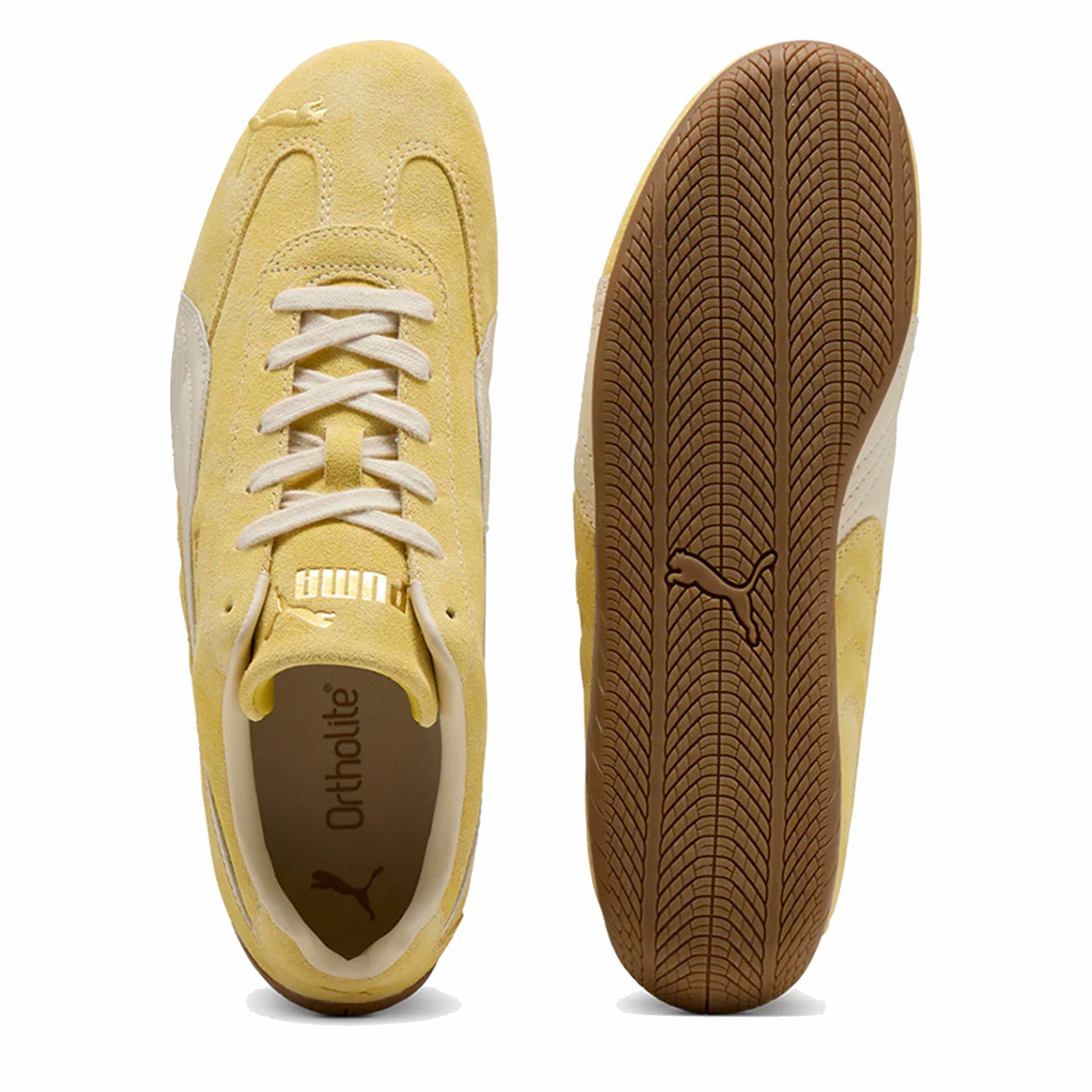 Puma Women's Speedcat Faded (Dazzling Yellow/Pale Lemon) - August Shop