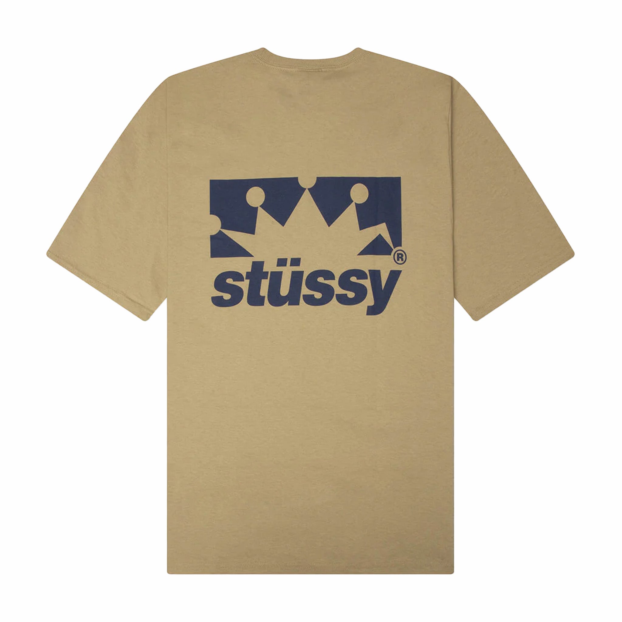 Stüssy Box Crown Tee (Khaki) - August Shop