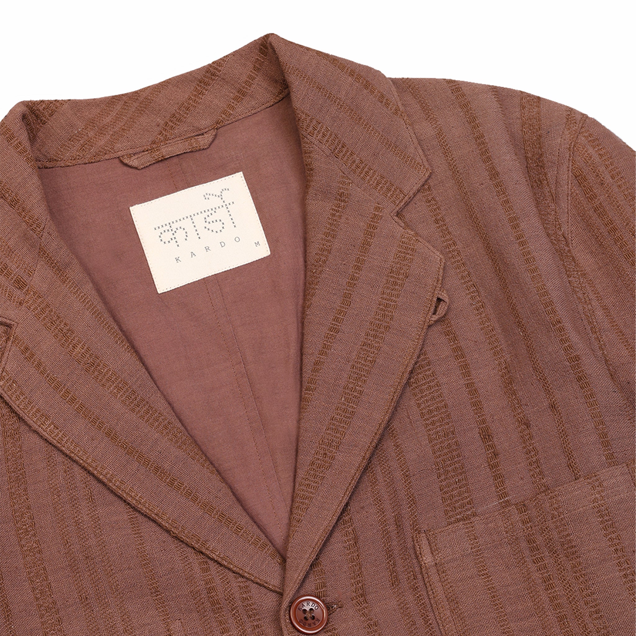Kardo Somesh Extra Weft Jacket (Ganache) - August Shop