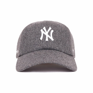Sporty & Rich Yankees Serif Wool Hat (Dark Grey) - August Shop
