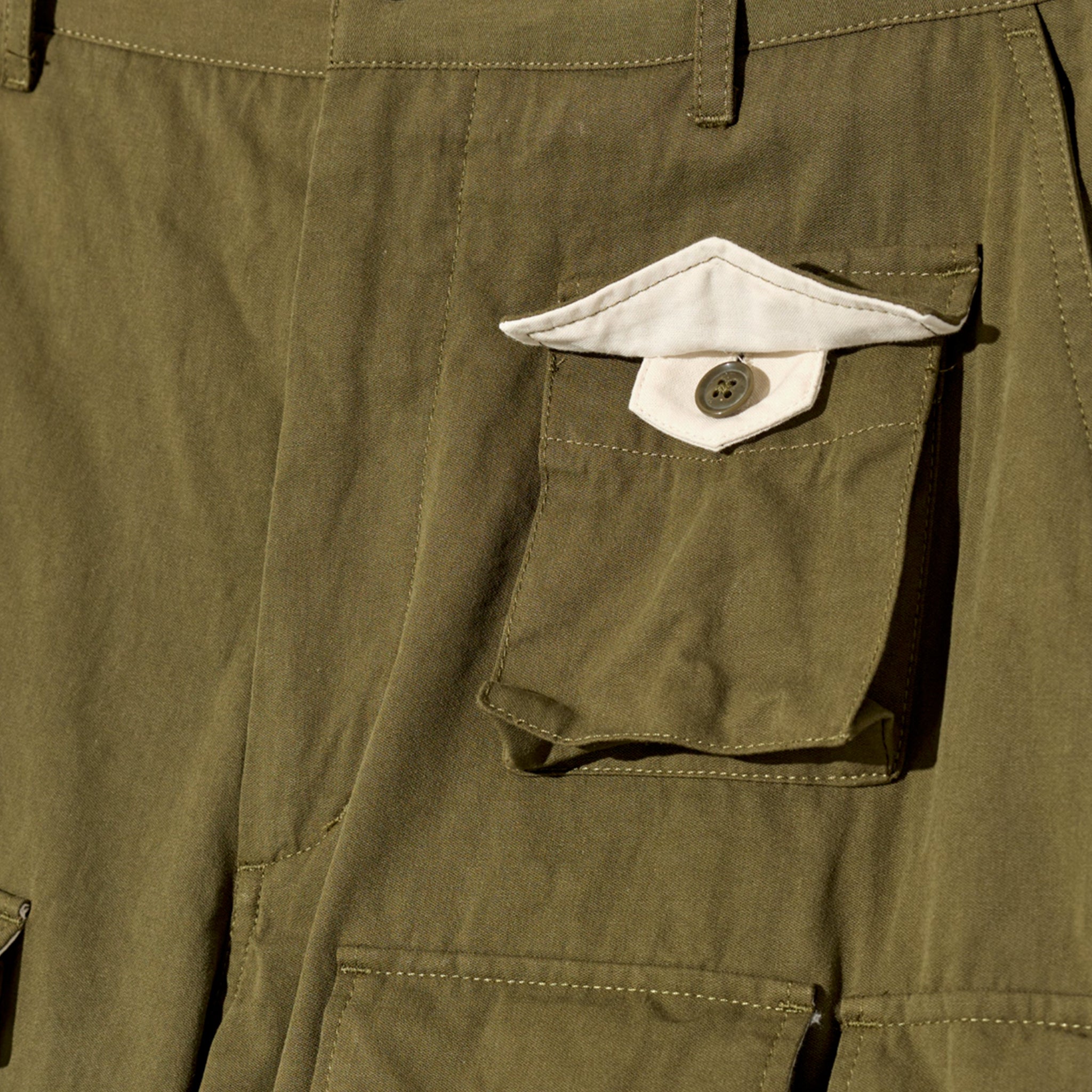 Engineered Garments FA Pant - Cotton Sanded Cloth (Olive) - August Shop
