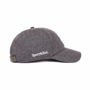 Sporty & Rich Yankees Serif Wool Hat (Dark Grey) - August Shop