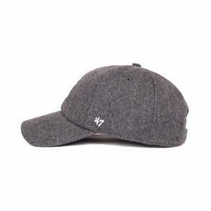 Sporty & Rich Yankees Serif Wool Hat (Dark Grey) - August Shop