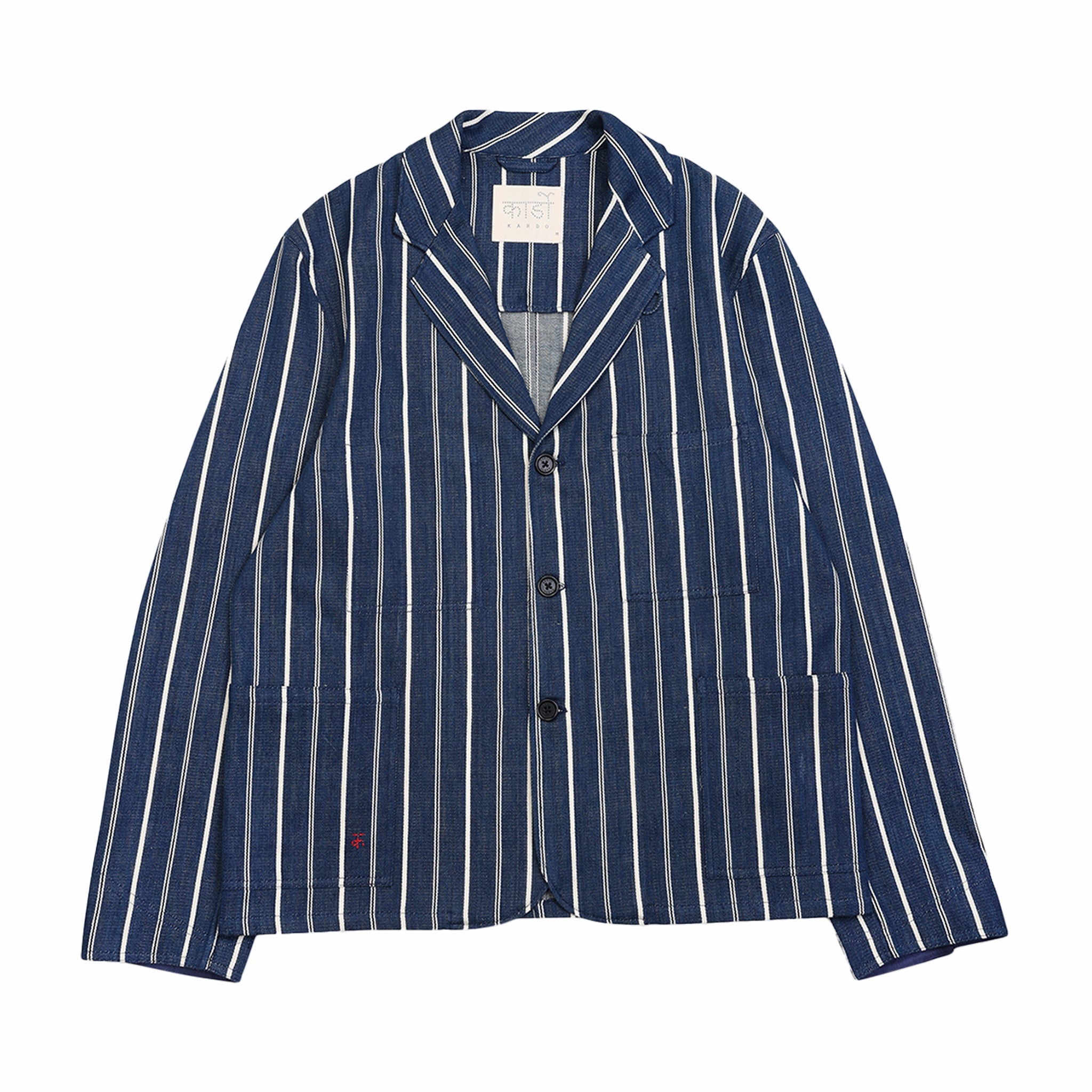 Kardo Somesh Handloom Denim Jacket (Indigo) - August Shop