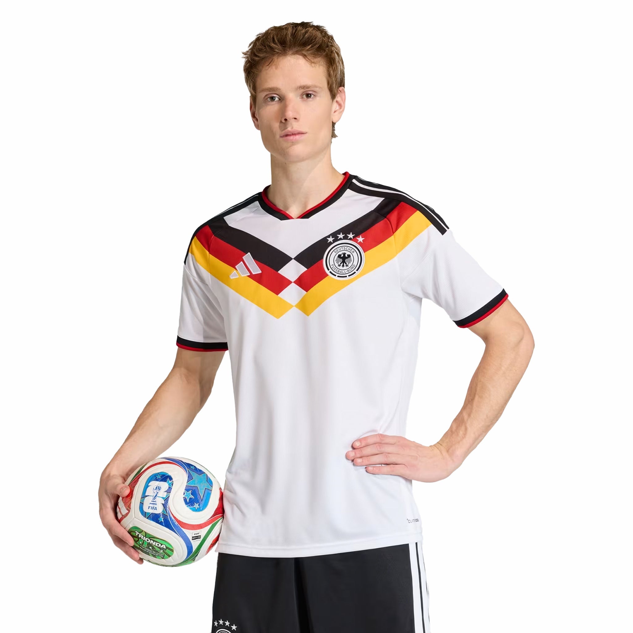 Adidas Germany 26 Home Jersey (White) - August Shop
