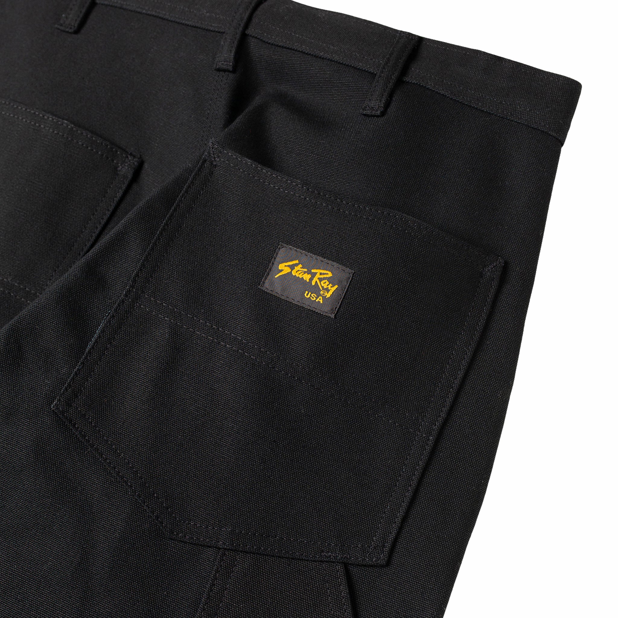 Stan Ray Straight Double Knee Pant (Black) - August Shop