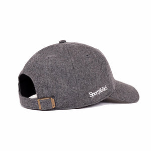 Sporty & Rich Yankees Serif Wool Hat (Dark Grey) - August Shop