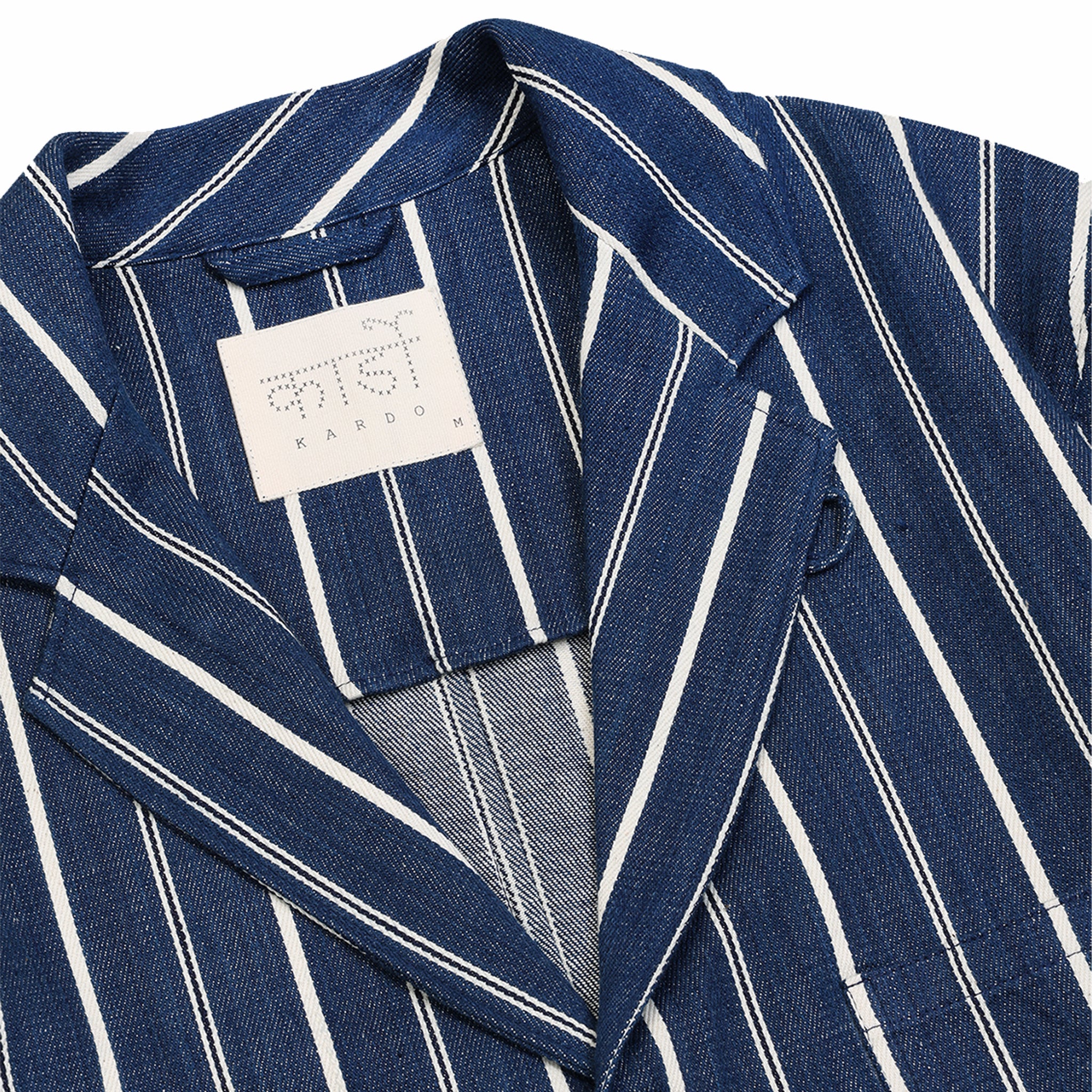 Kardo Somesh Handloom Denim Jacket (Indigo) - August Shop