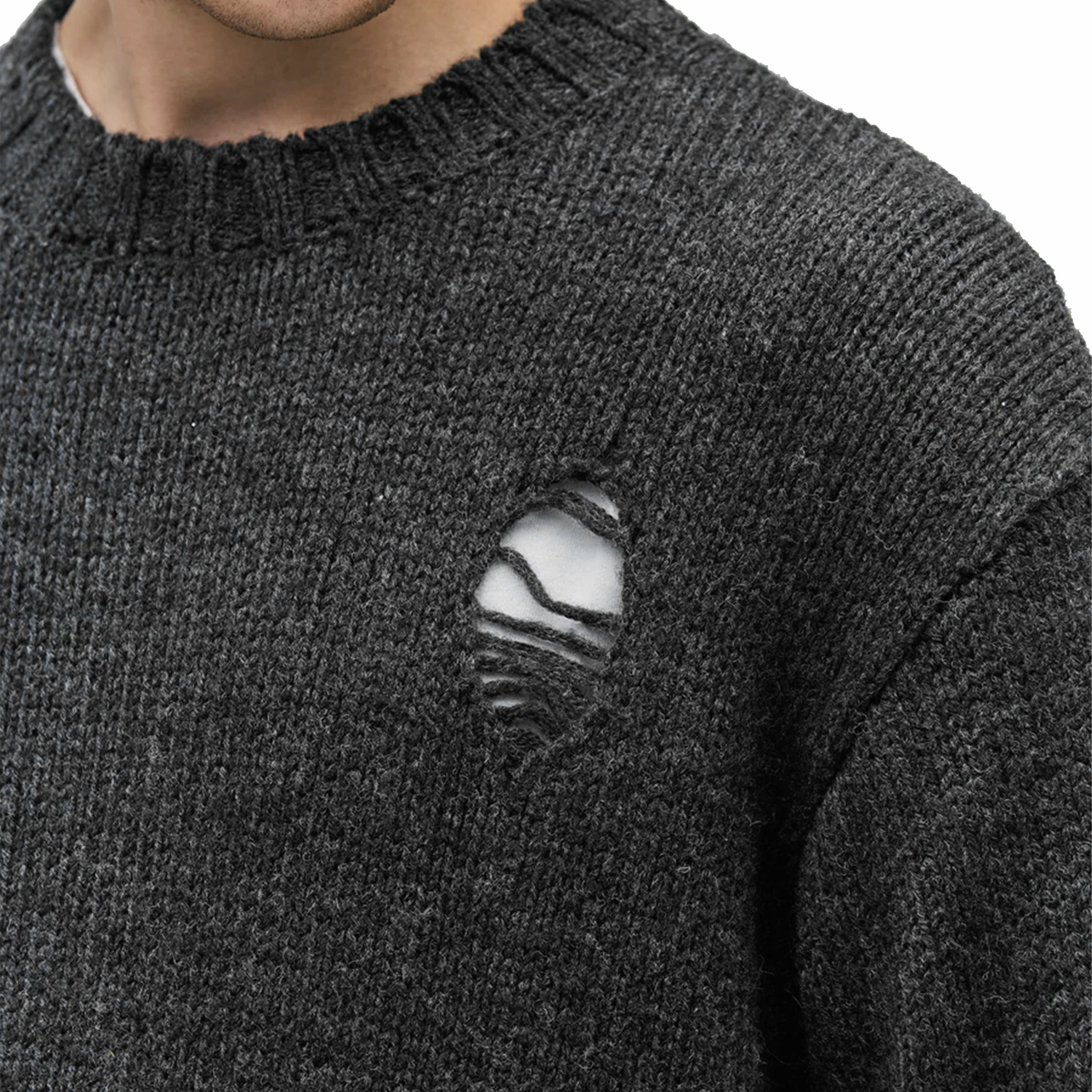 Neighborhood Savage Crewneck Sweater (Charcoal)