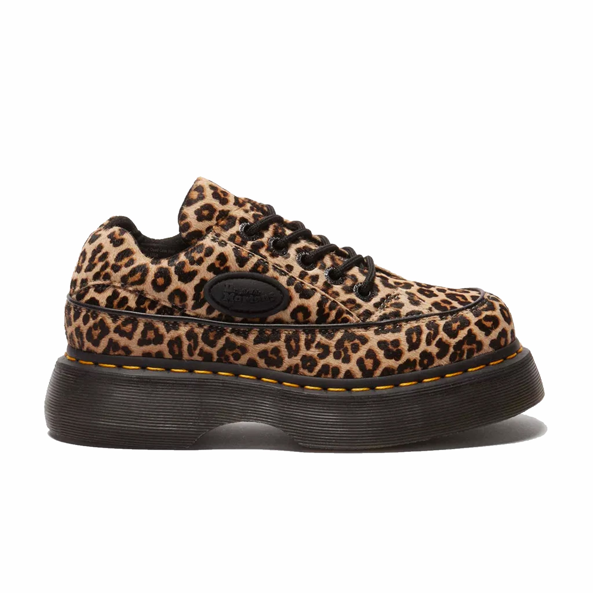 Dr. Martens Women's Buzz 5-Eye Shoes - Leopard (Light Tan) - August Shop
