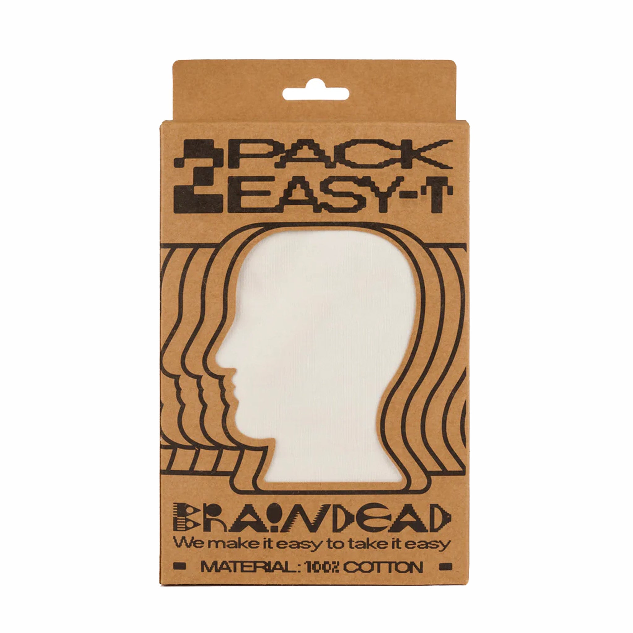 Brain Dead 2 Pack Easy T-Shirt (Natural) - August Shop