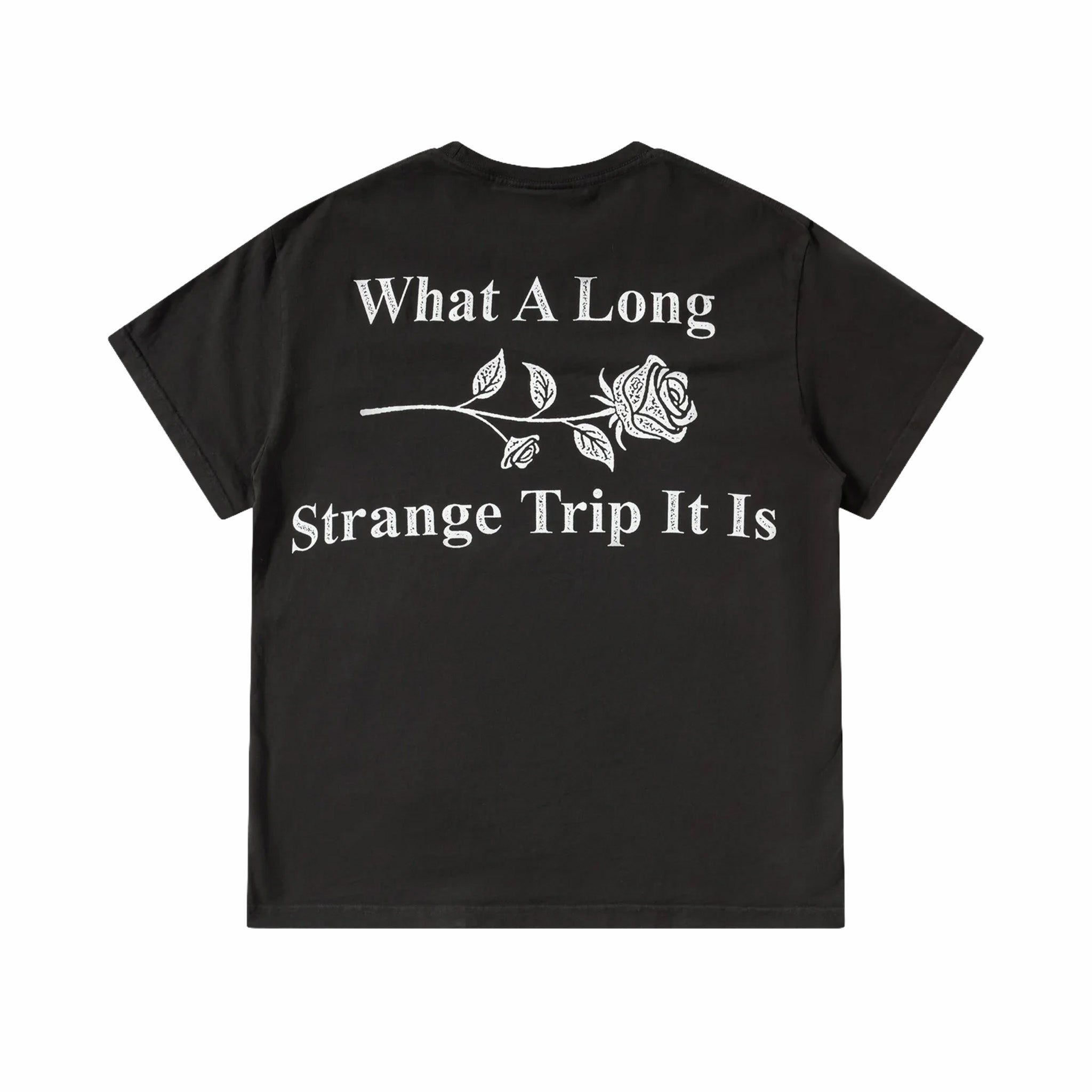 Online Ceramics What A Long Strange Trip It Is Tee (Black)