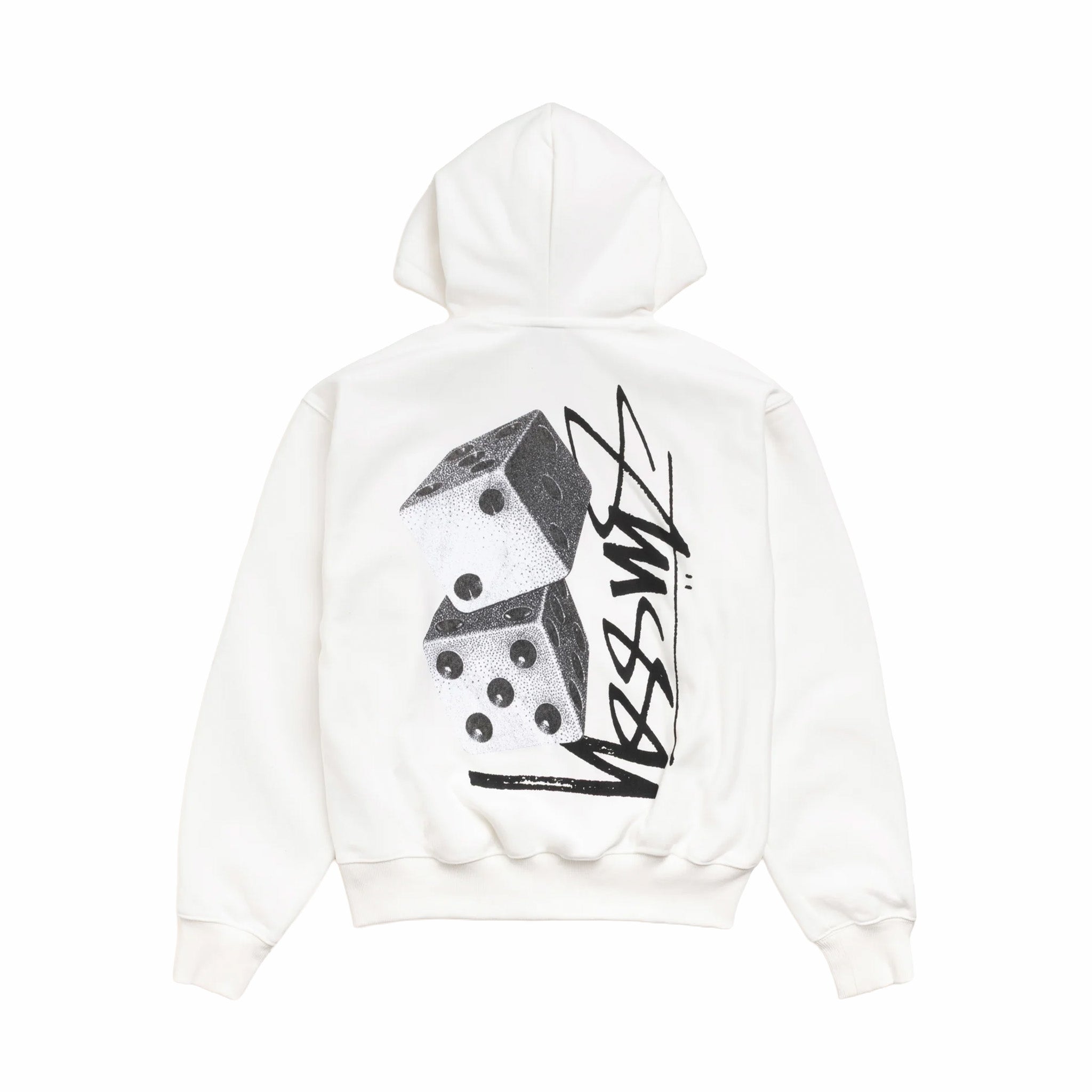 Stüssy Tall Dice Zip Hoodie (Off White)