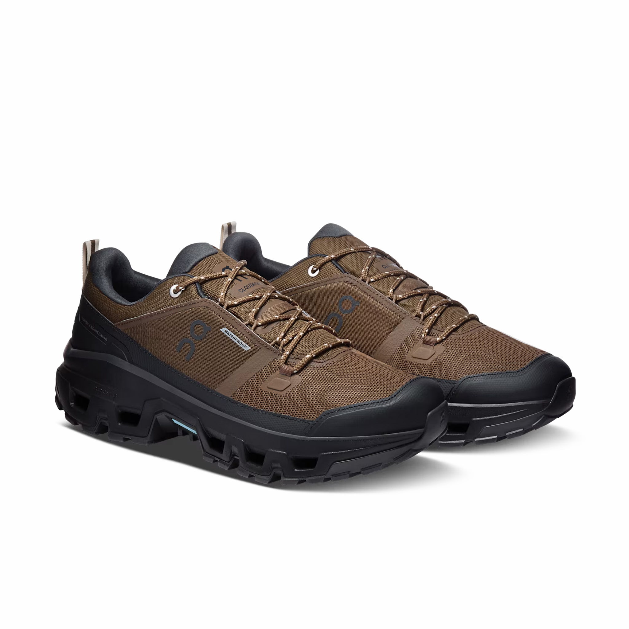 On Men's Cloudrock Low WP (Earth/Black)