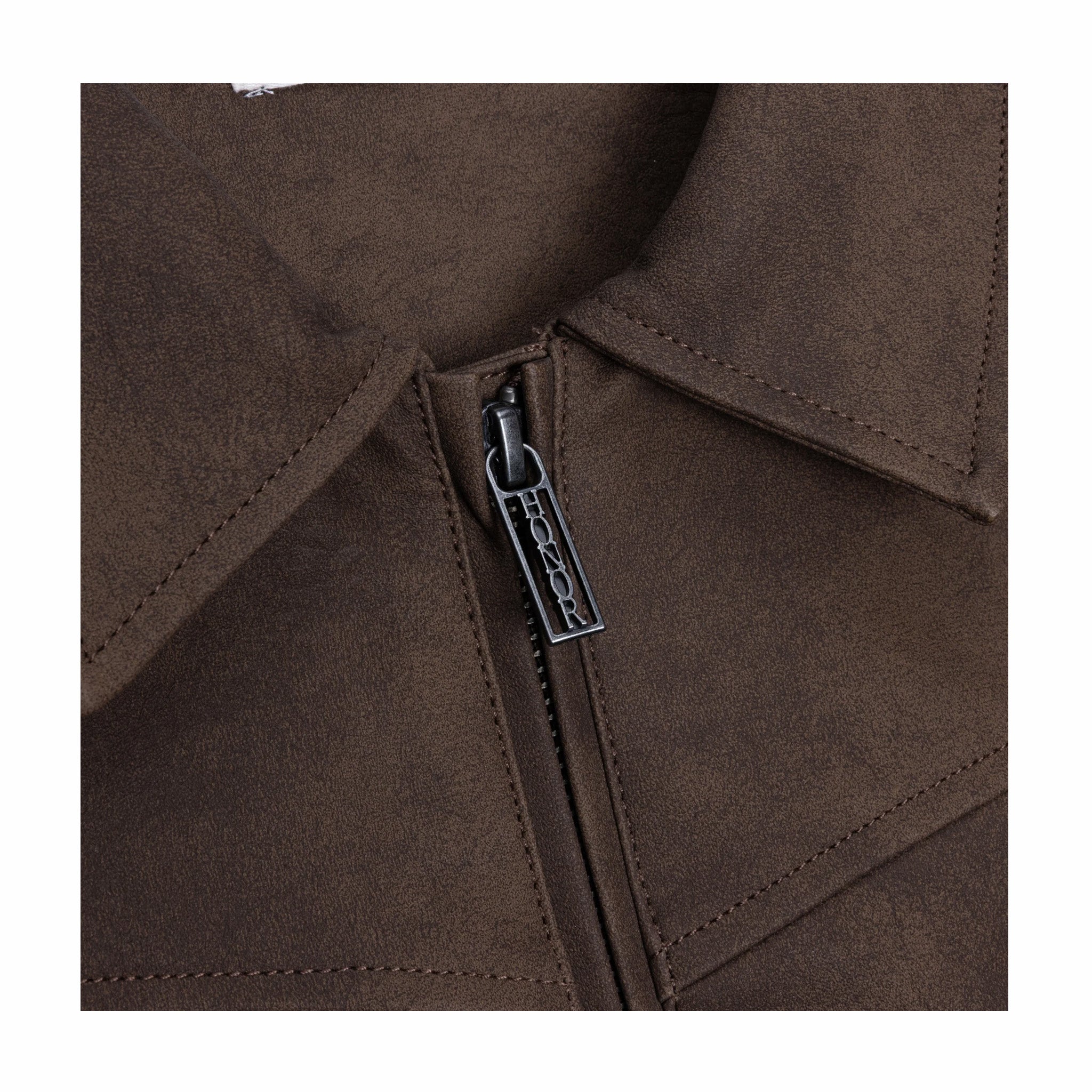Honor The Gift Aged Jacket (Brown) - August Shop