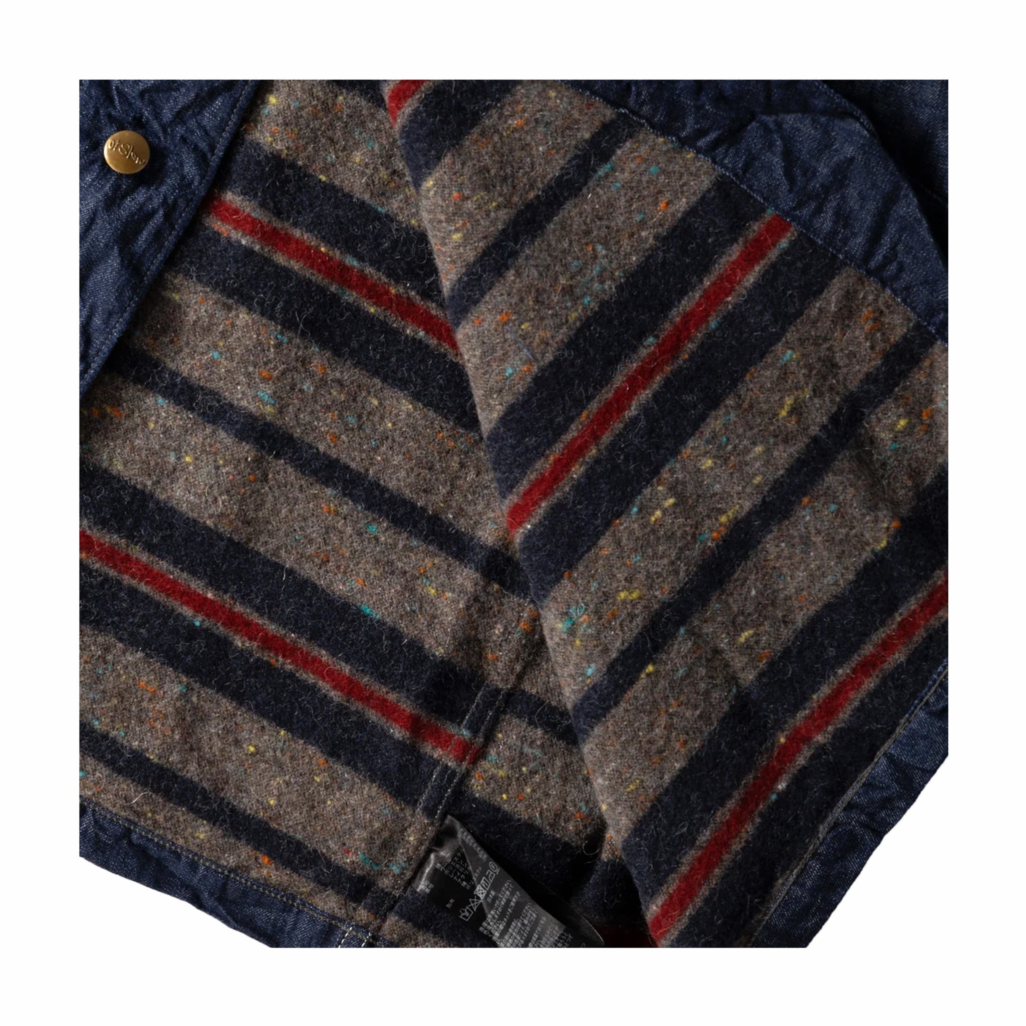 OrSlow Wool Liner Relax Fit Denim Coverall (One Wash) - August Shop